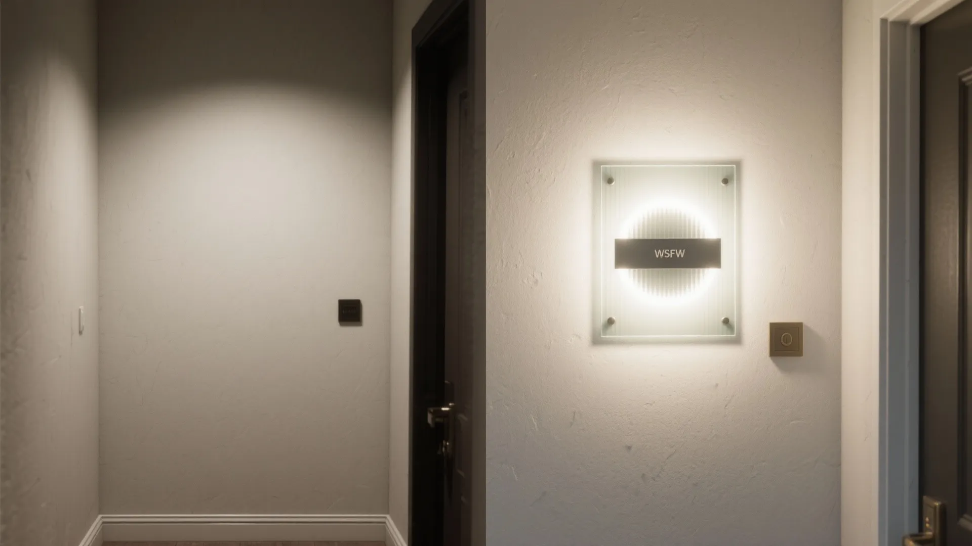 Glass backplate glow for a brighter threshold