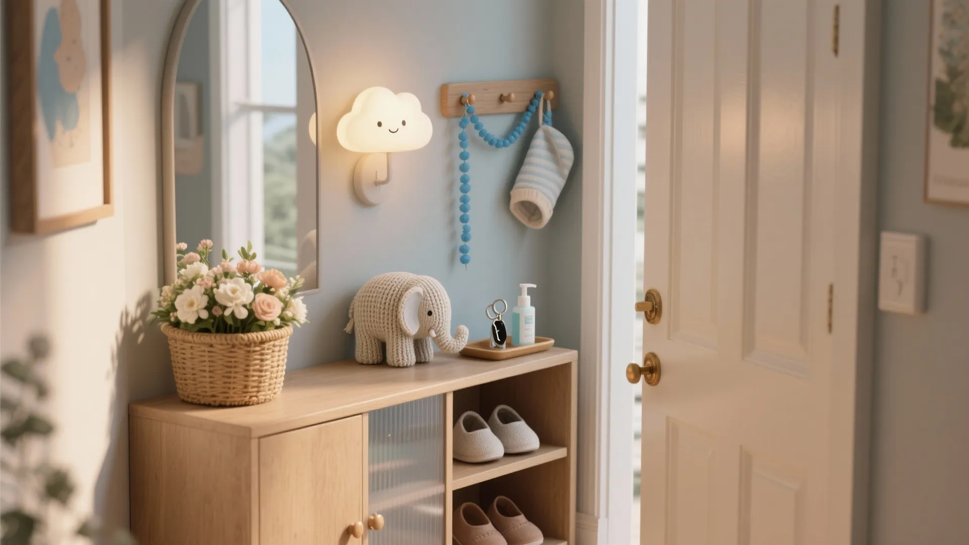 Entryway “Hello World” Nook