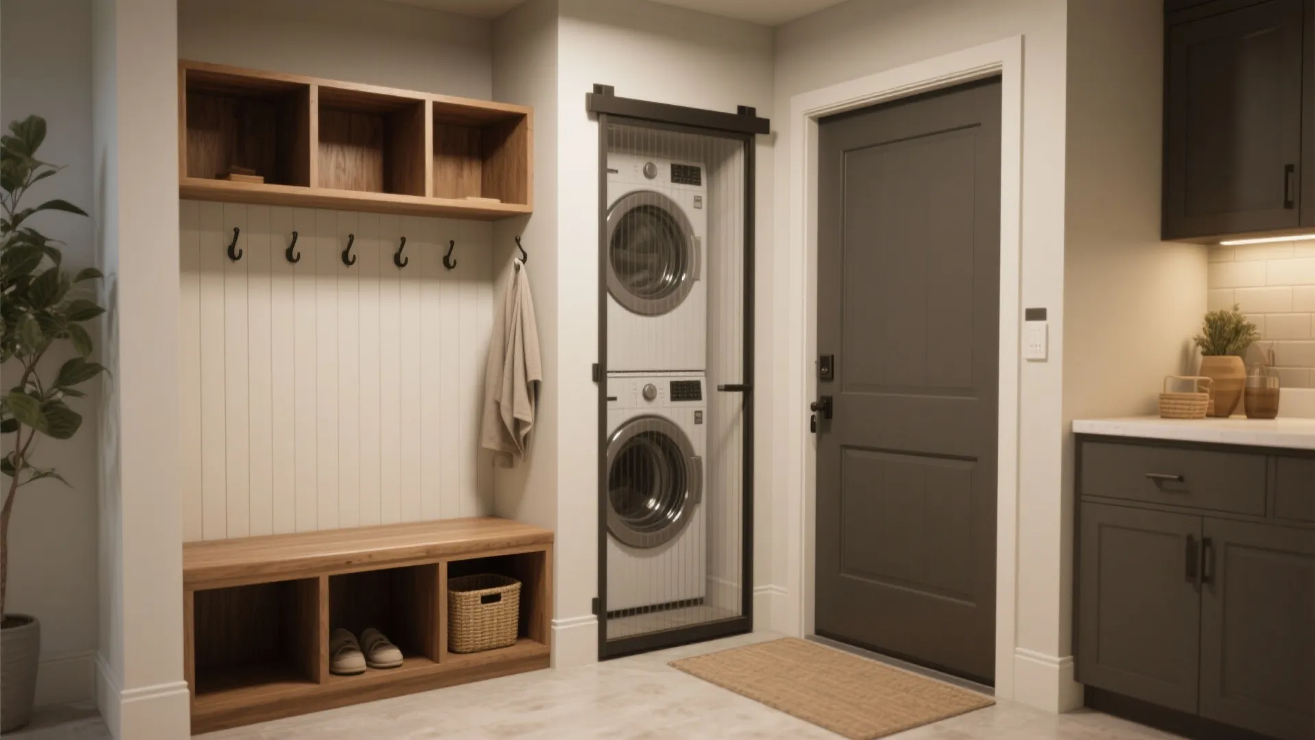 Multi-Use Entry and Laundry Solutions
