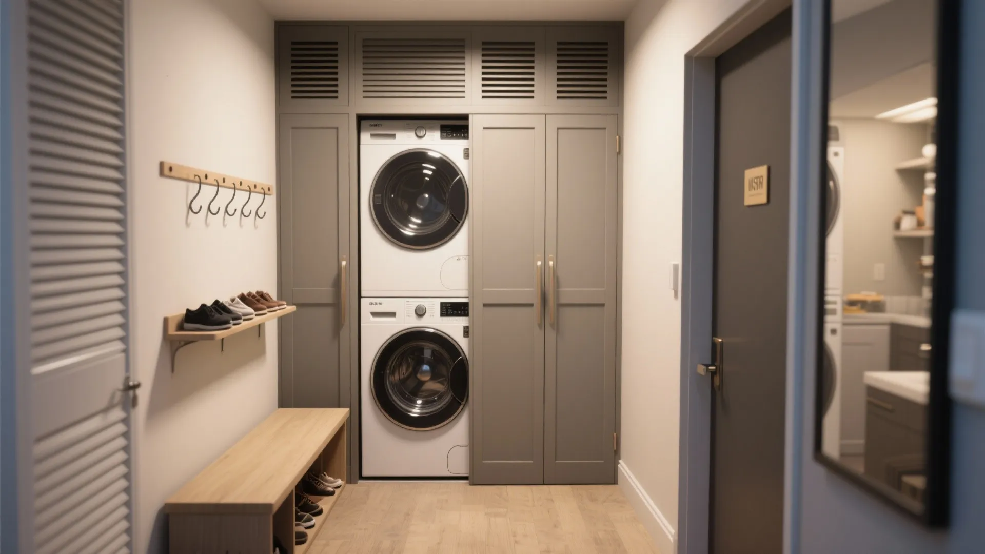 4. Smart Entry and Laundry Solutions