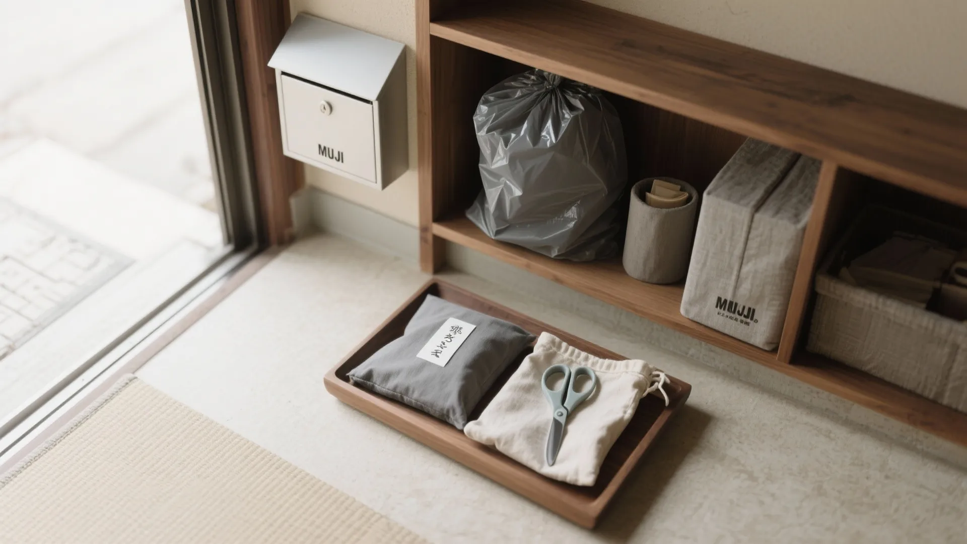 Tips 5: ポスト周りのミニ収納＆暮らしの温度（日式風の小さな工夫）