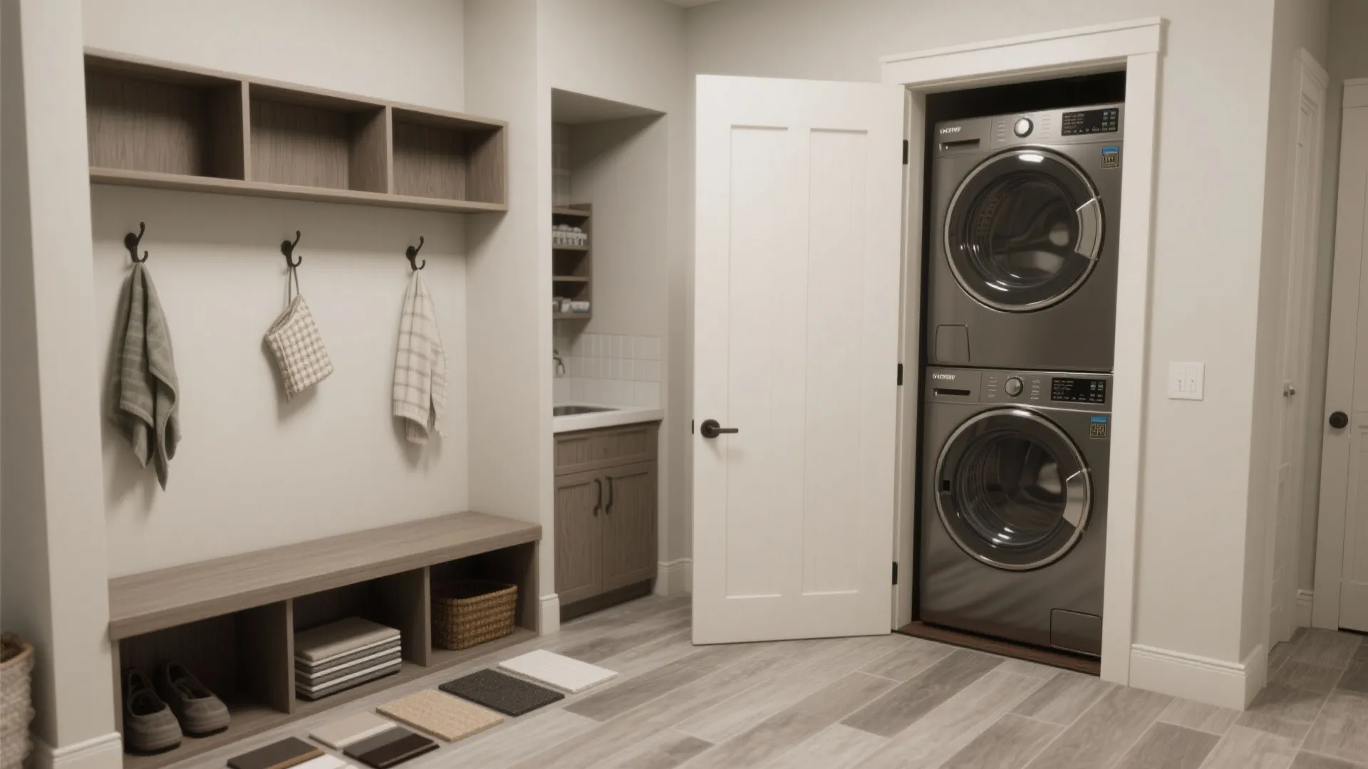 5. Multifunctional entry and utility zones