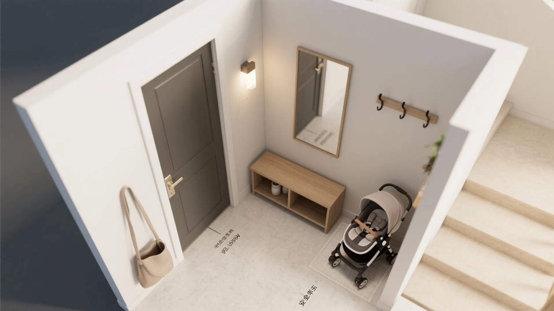 Statement Welcome Nook at the Entry