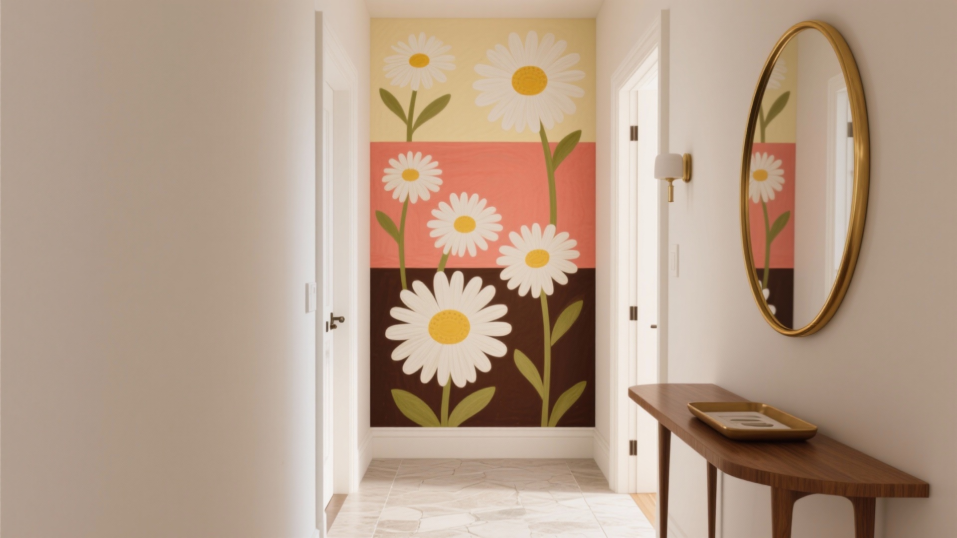 Pop Flower Design on Wall: 5 Bold Ideas