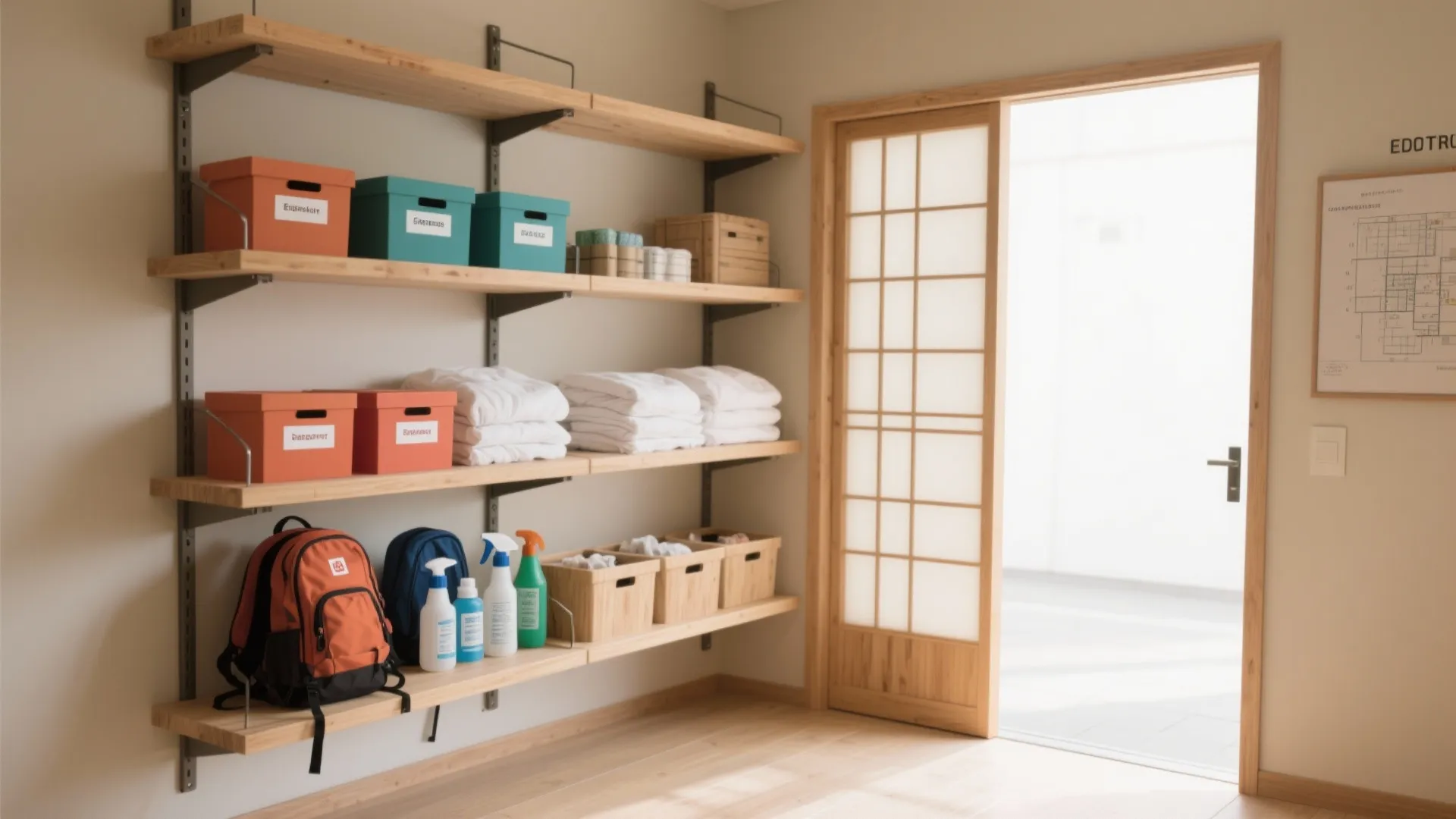 Tips 7: 共有と専有の“ルール棚”を作る（収納技巧 × 日式風格）