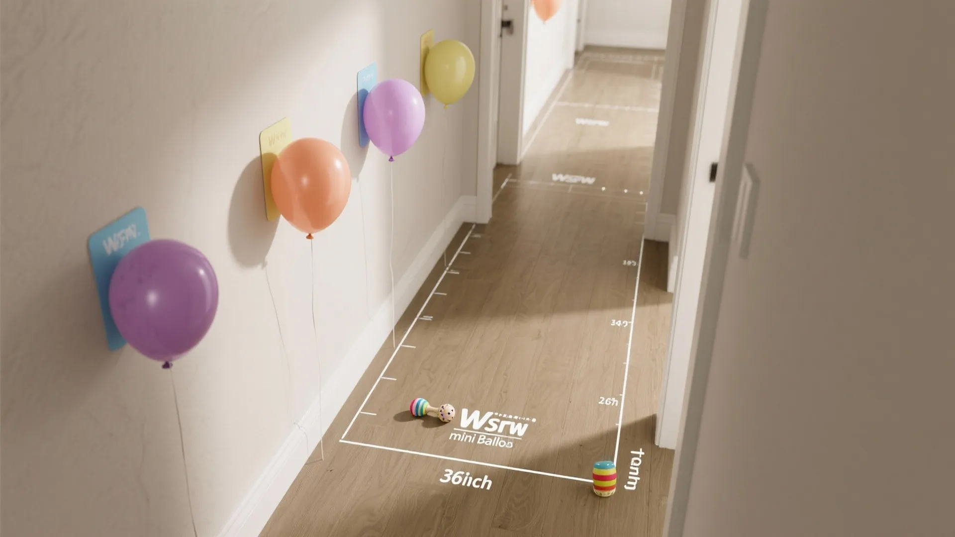 Whimsical Entry Trail with Floating Minis