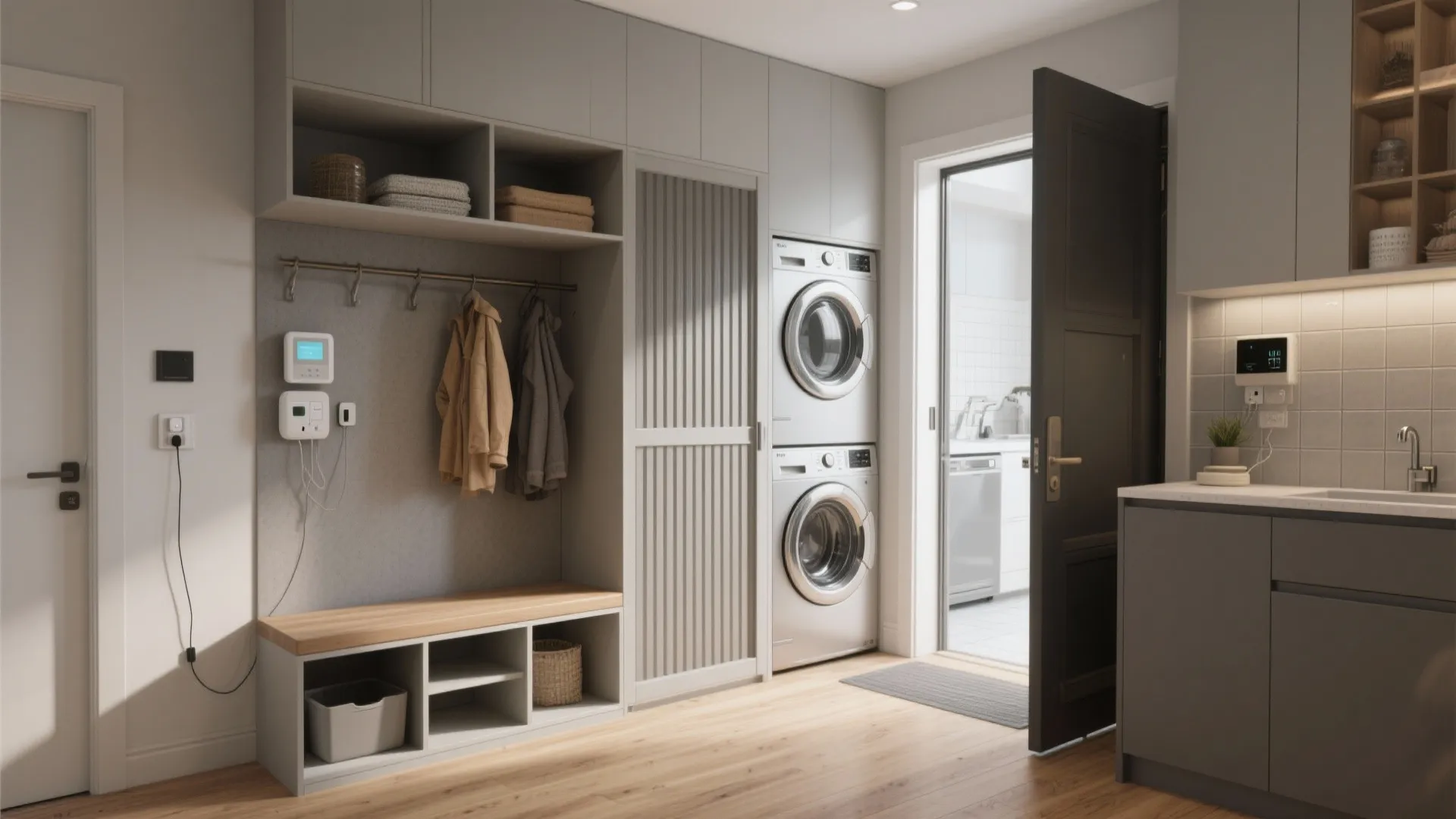 4. Multi-Use Entry and Utility Zone