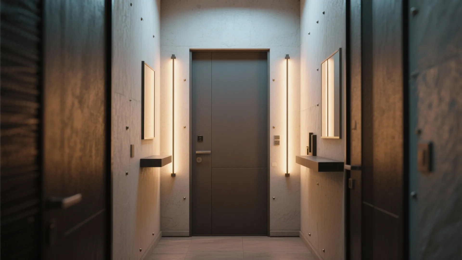 5. Create an entryway statement with vertical panels