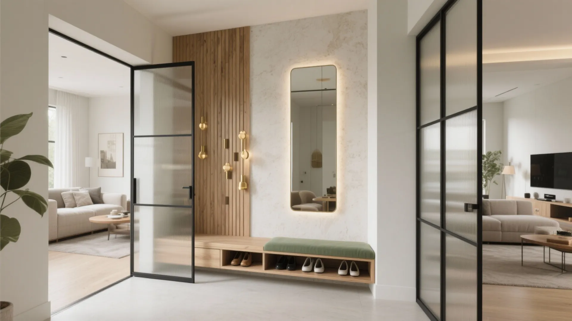 5 Living Room Entrance Wall Design Ideas That Work: A senior interior designer’s guide to small-space genius at your front door—light, storage, texture, and personality that greet you beautifully every day.