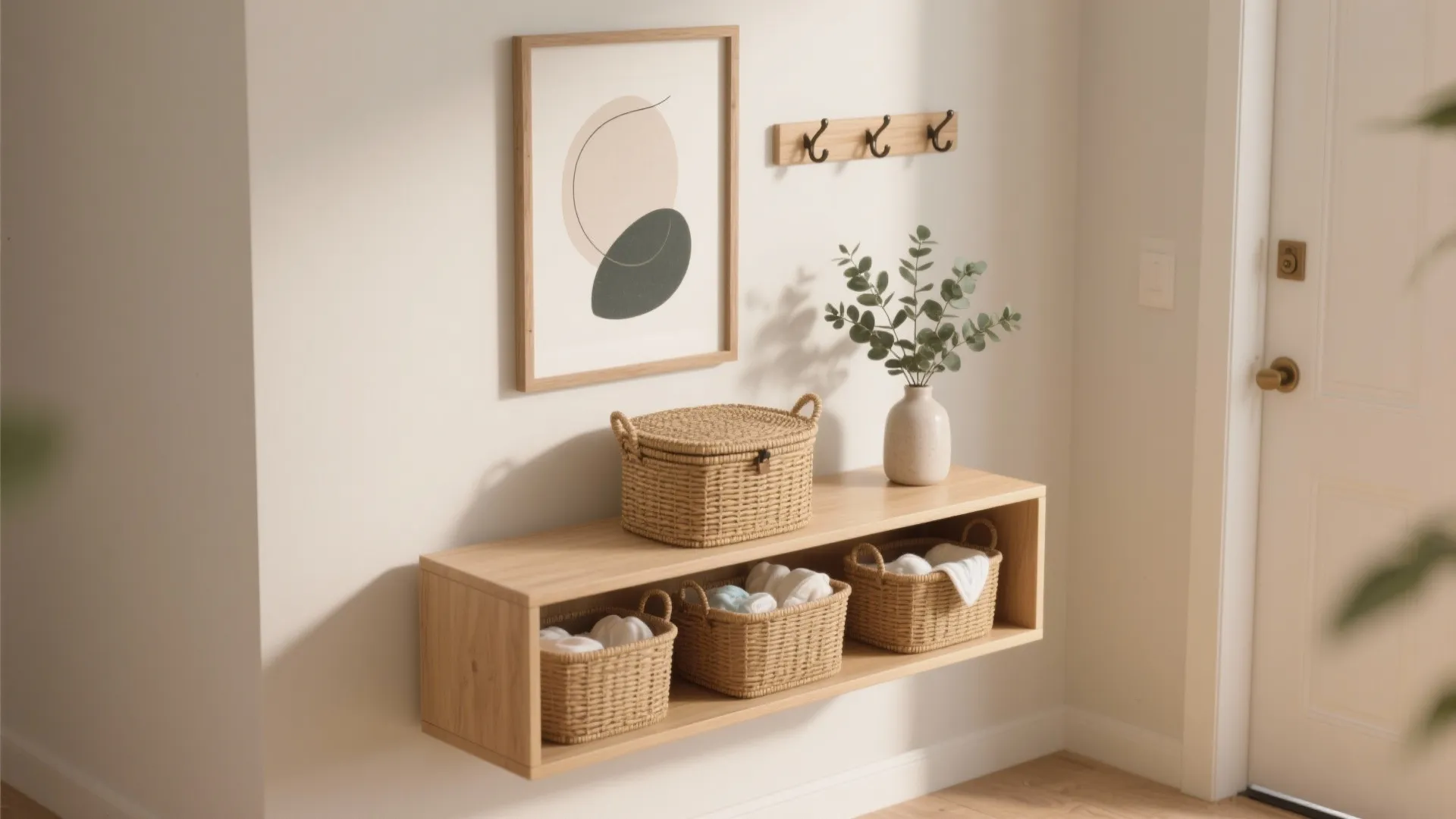 Multi-Use Welcome Station by the Entry