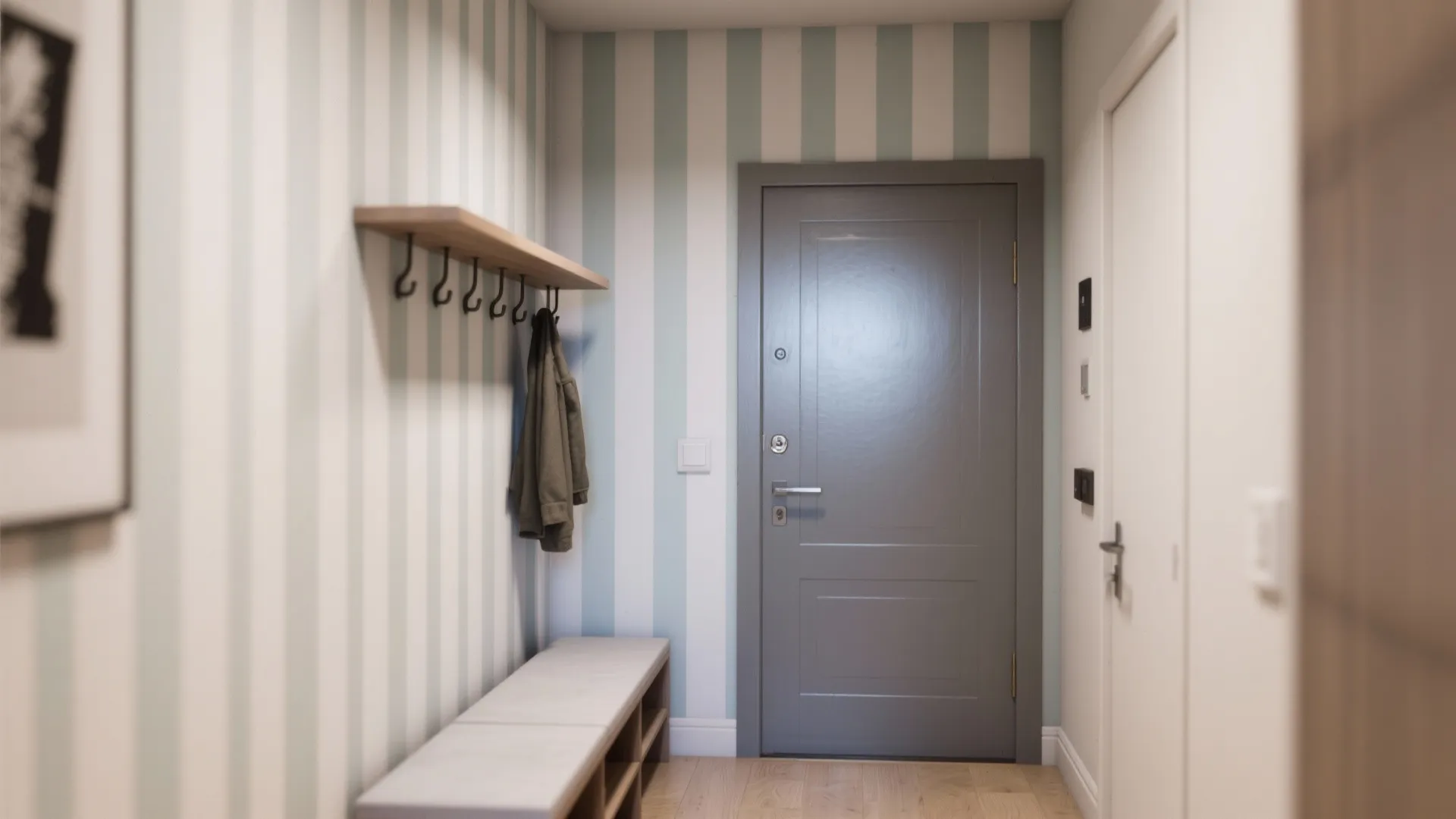 5) Zoned Entryway: Stripes and Grids for Flow