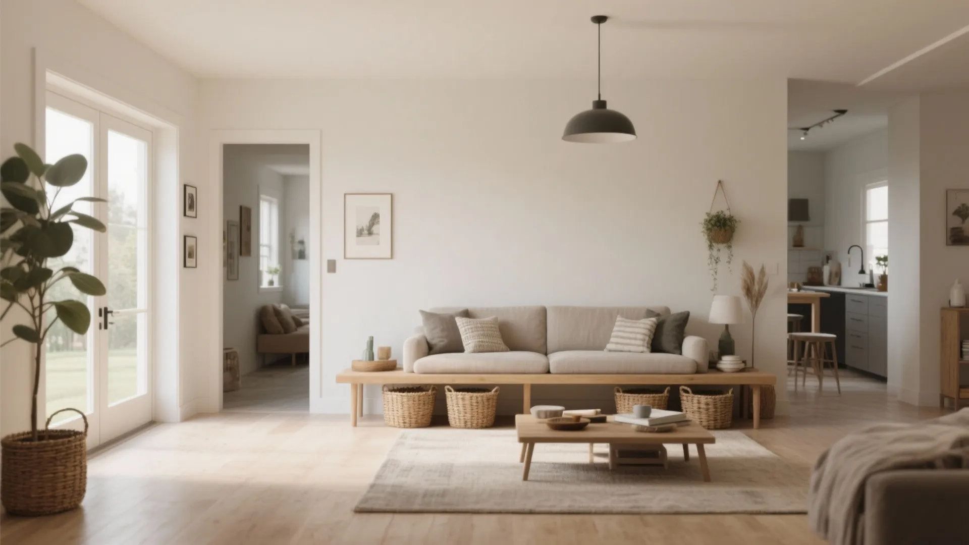 10. Entryway-style Bench for Open Plan