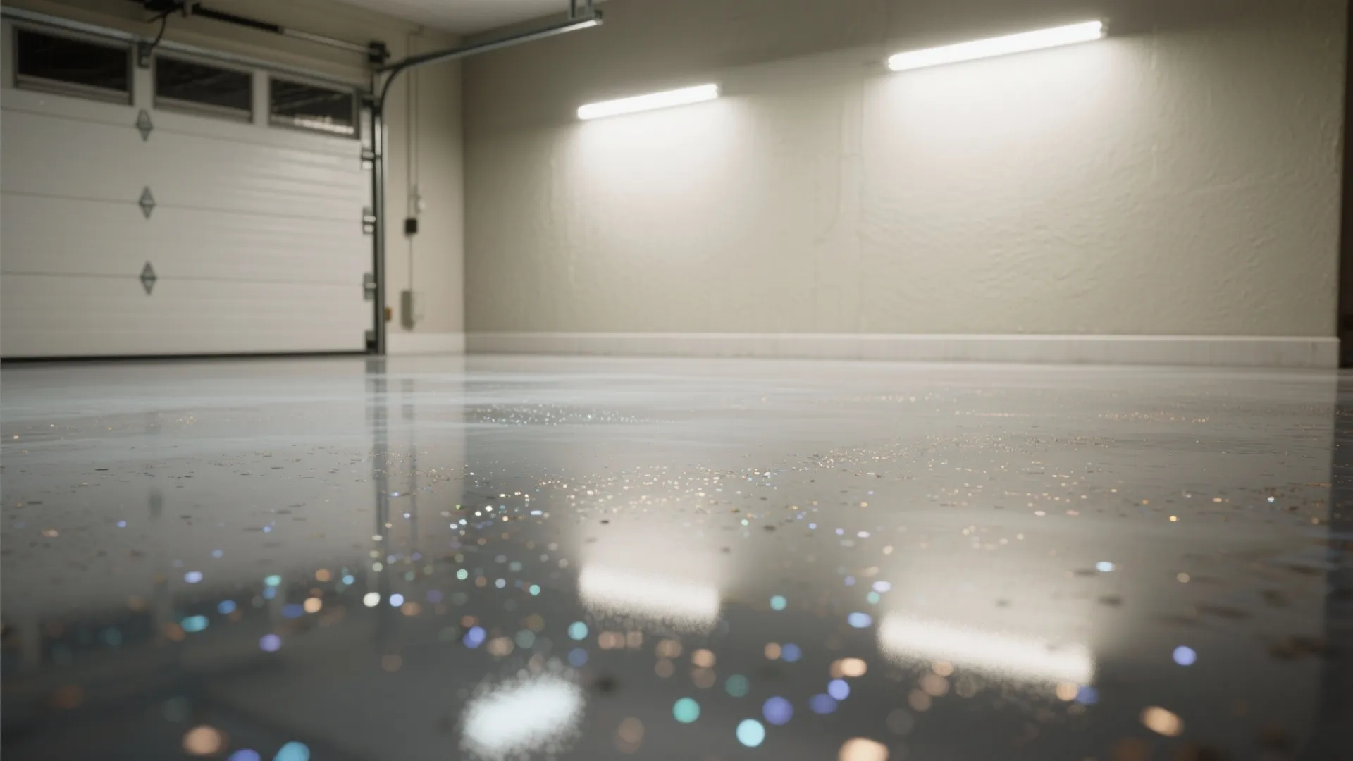 4. Epoxy-inspired base with neutral walls