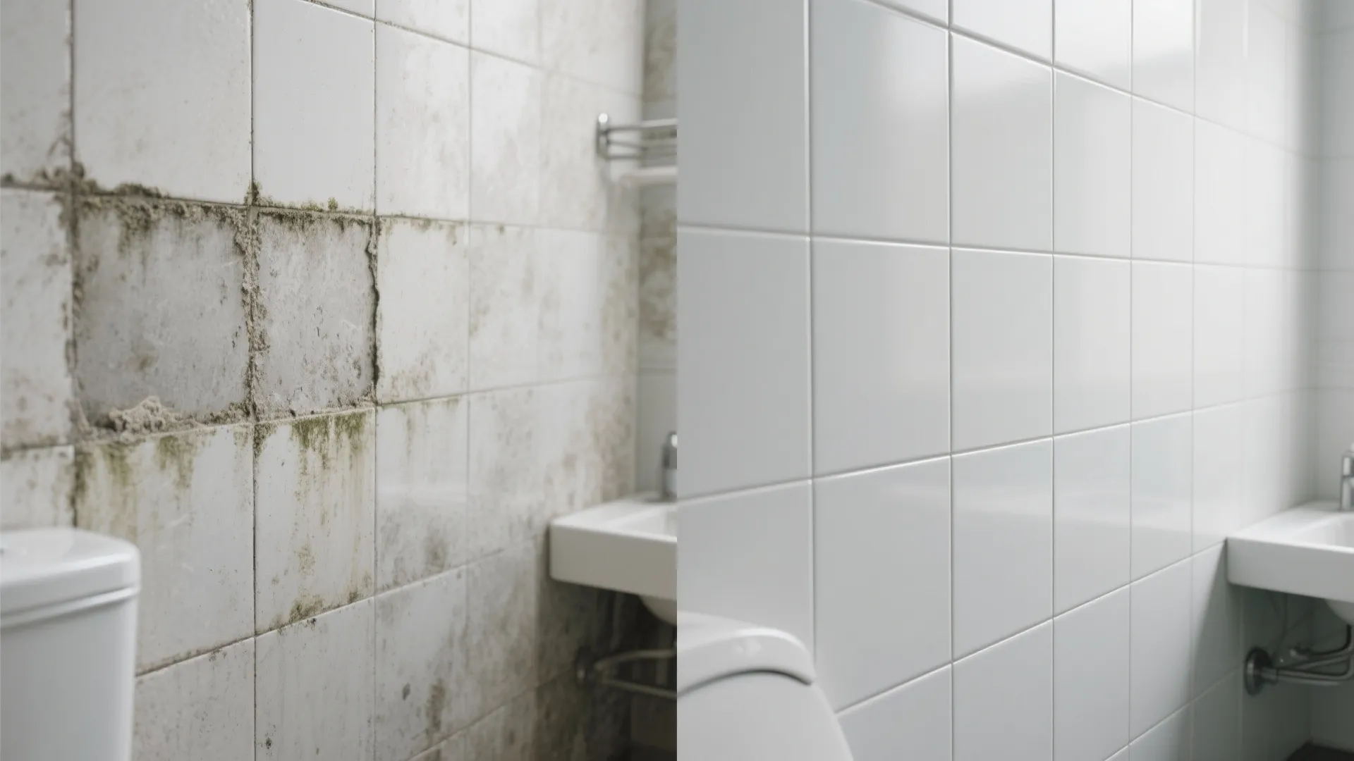 High-build epoxy grout for stain-proof lines