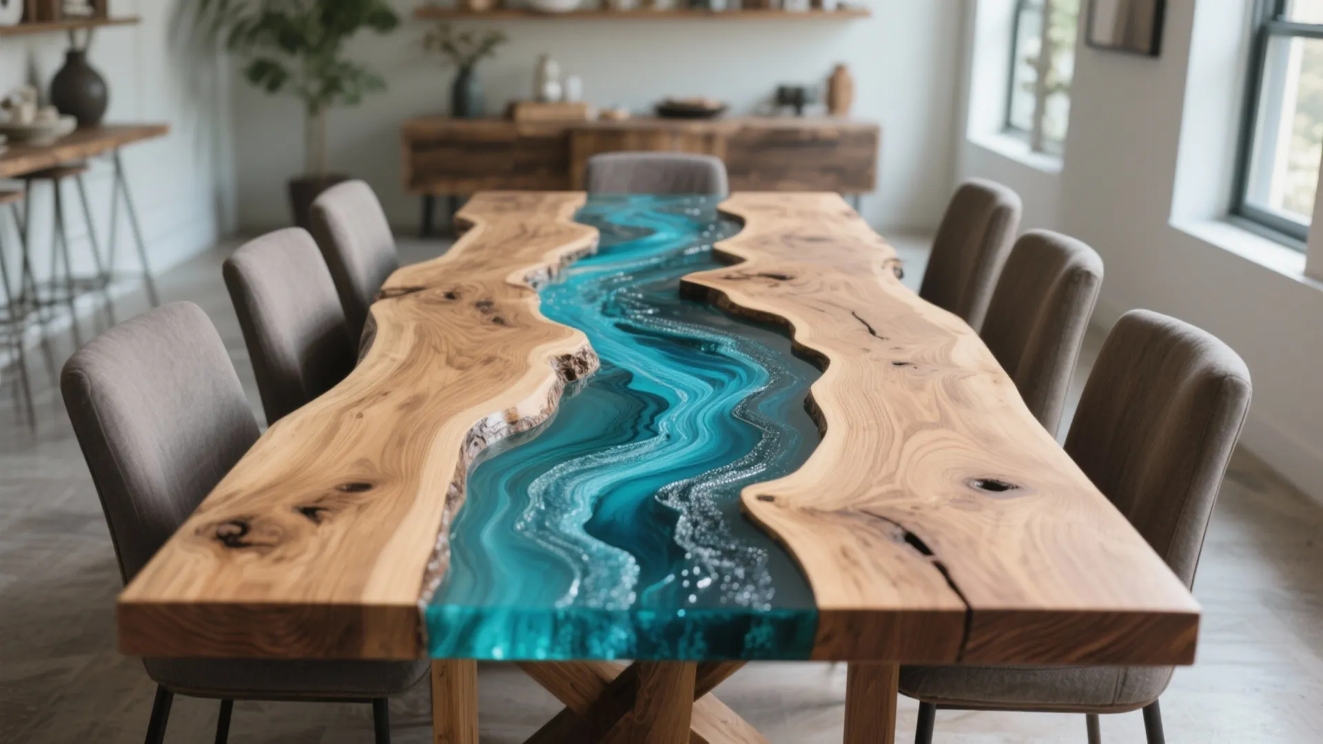 7. Epoxy Resin River