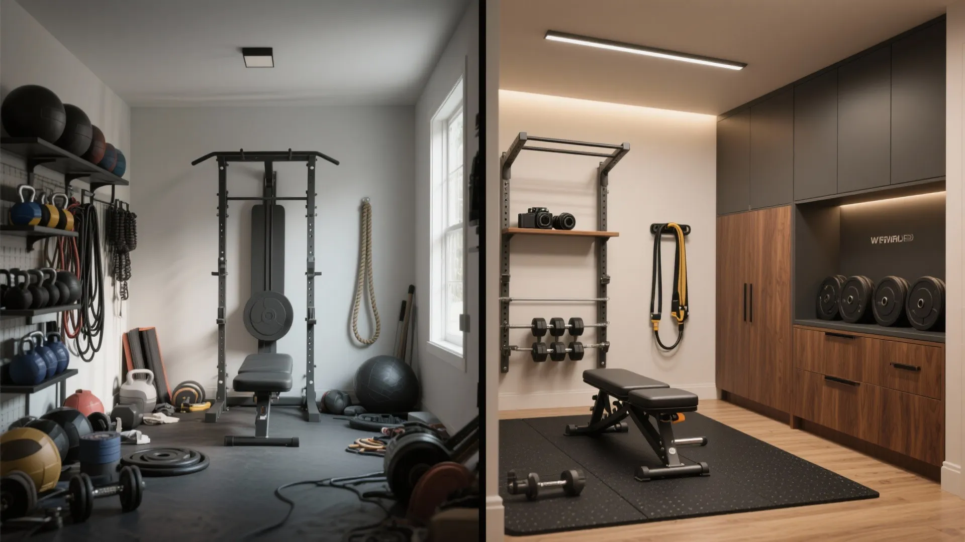 Equipment curation and concealed storage