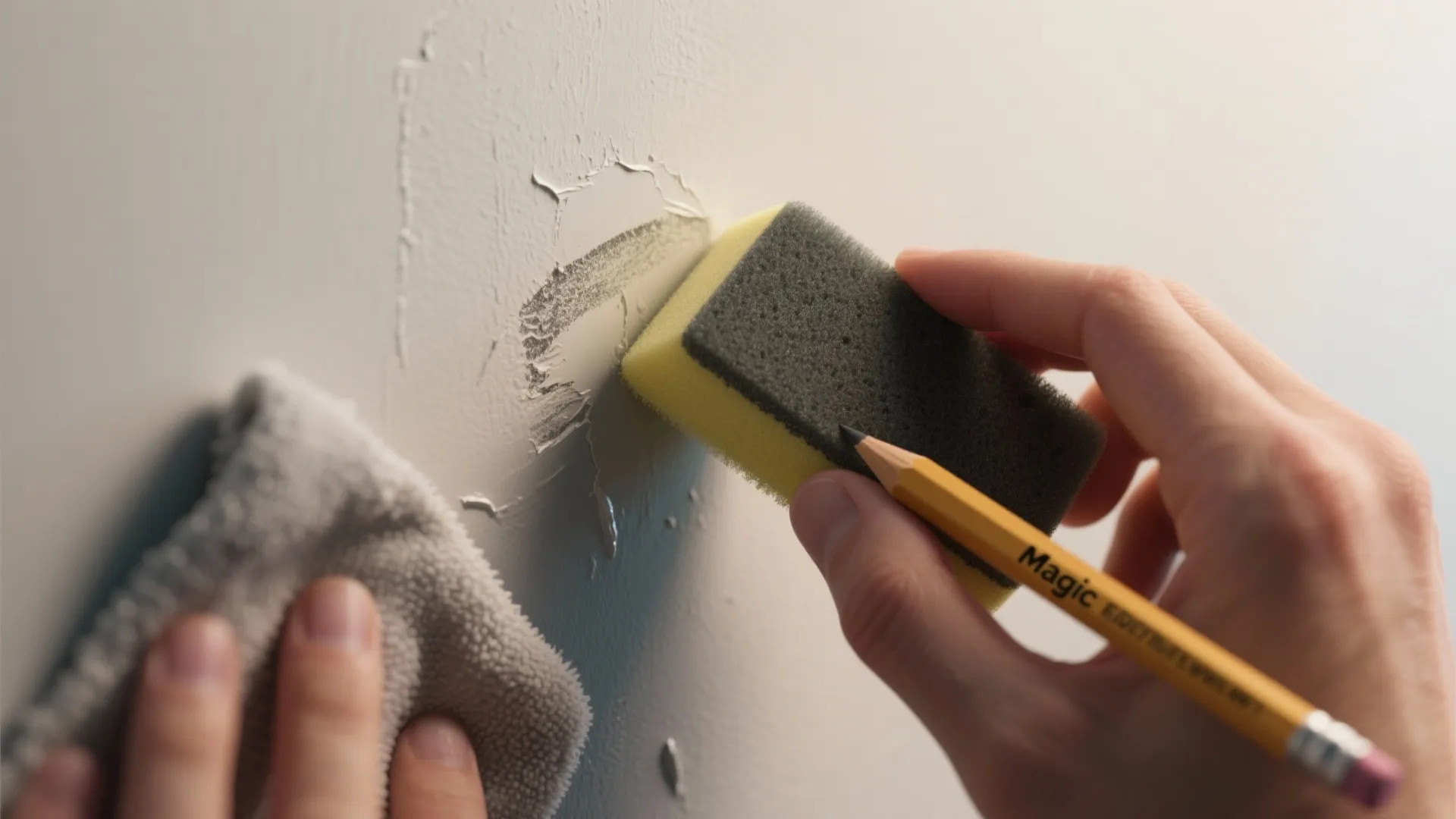 Tip 3: For stubborn stains, try a magic eraser carefully