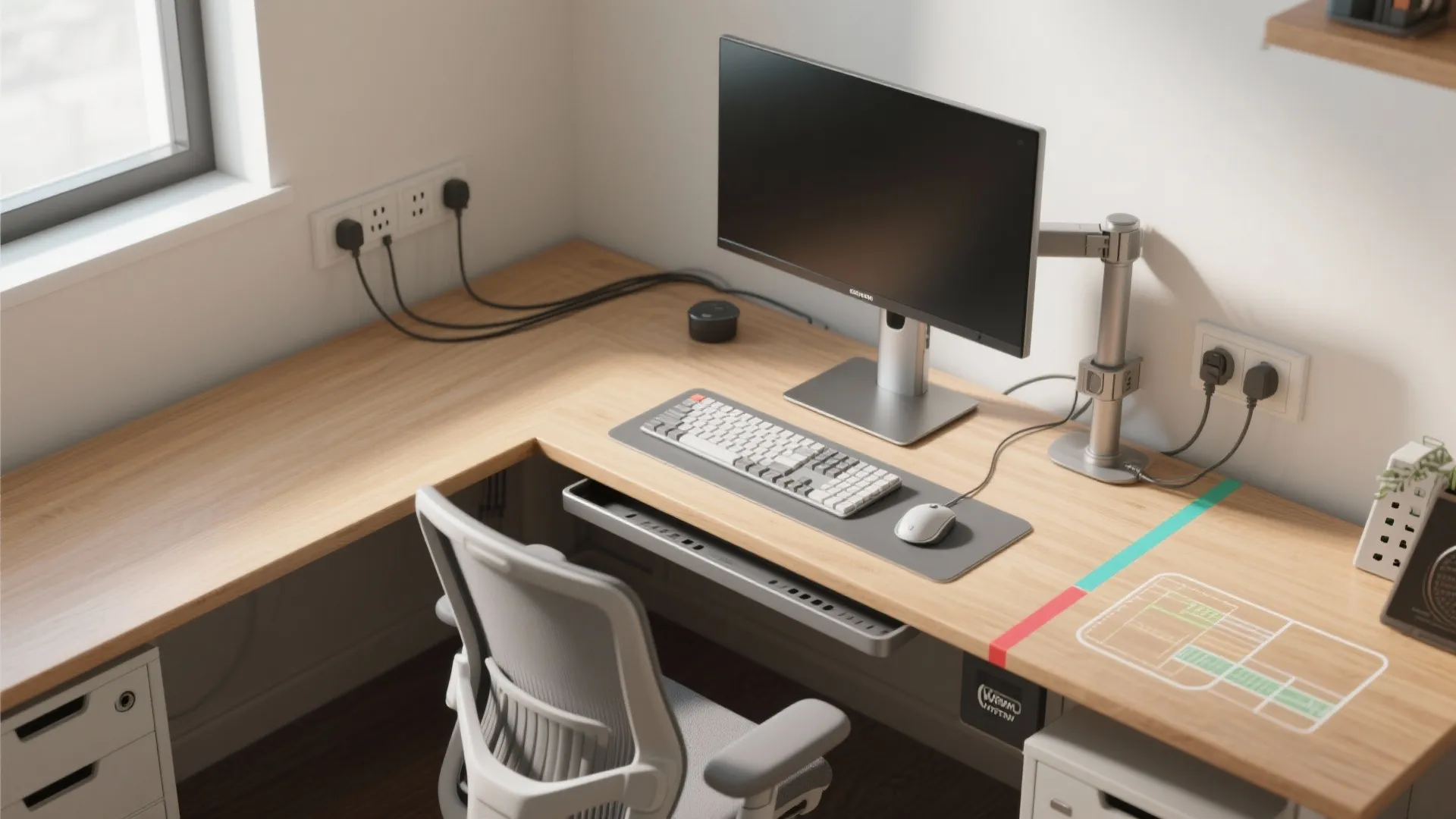 1) Start with ergonomics and power planning