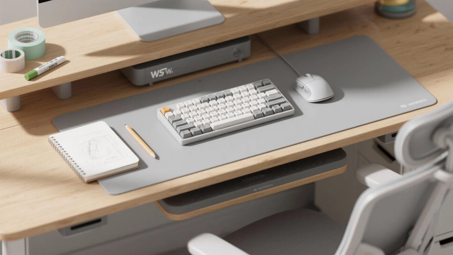 Ergonomic Starter Set (keyboard, vertical mouse, mini footrest)