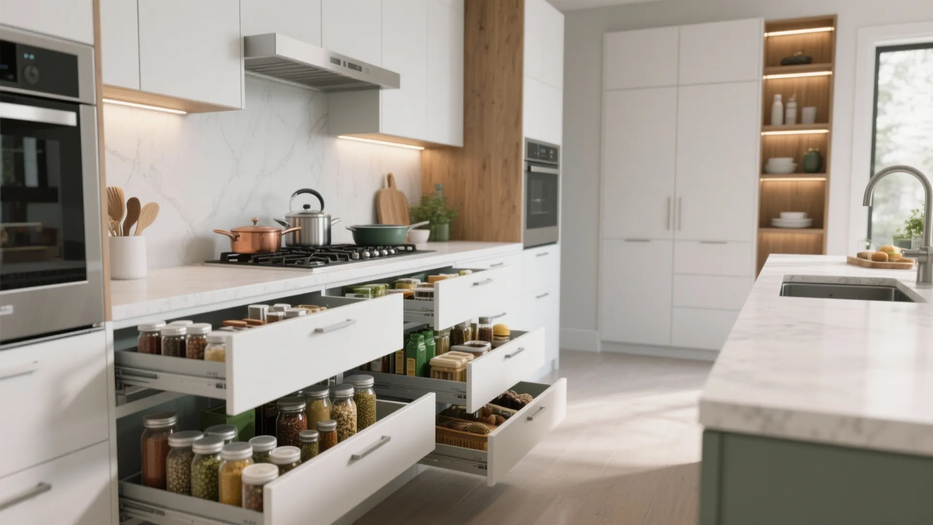 Pull Out Shelves for Kitchen Cabinets: Space-Saving Game Changer: 1 Minute to Add Pull Out Shelves to Small Kitchens: My Pro Secrets