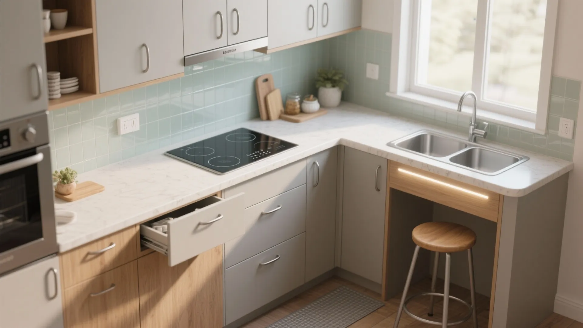Ergonomic kitchens built for comfort and safety