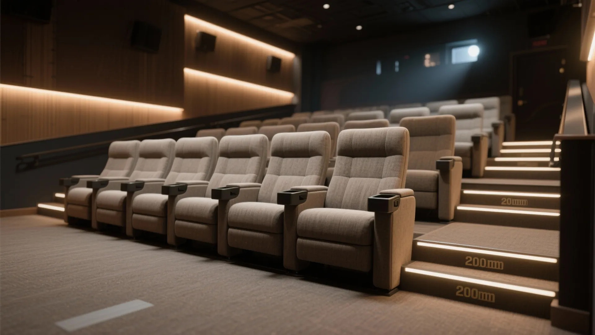 Ergonomics: seating, risers, and armrest details