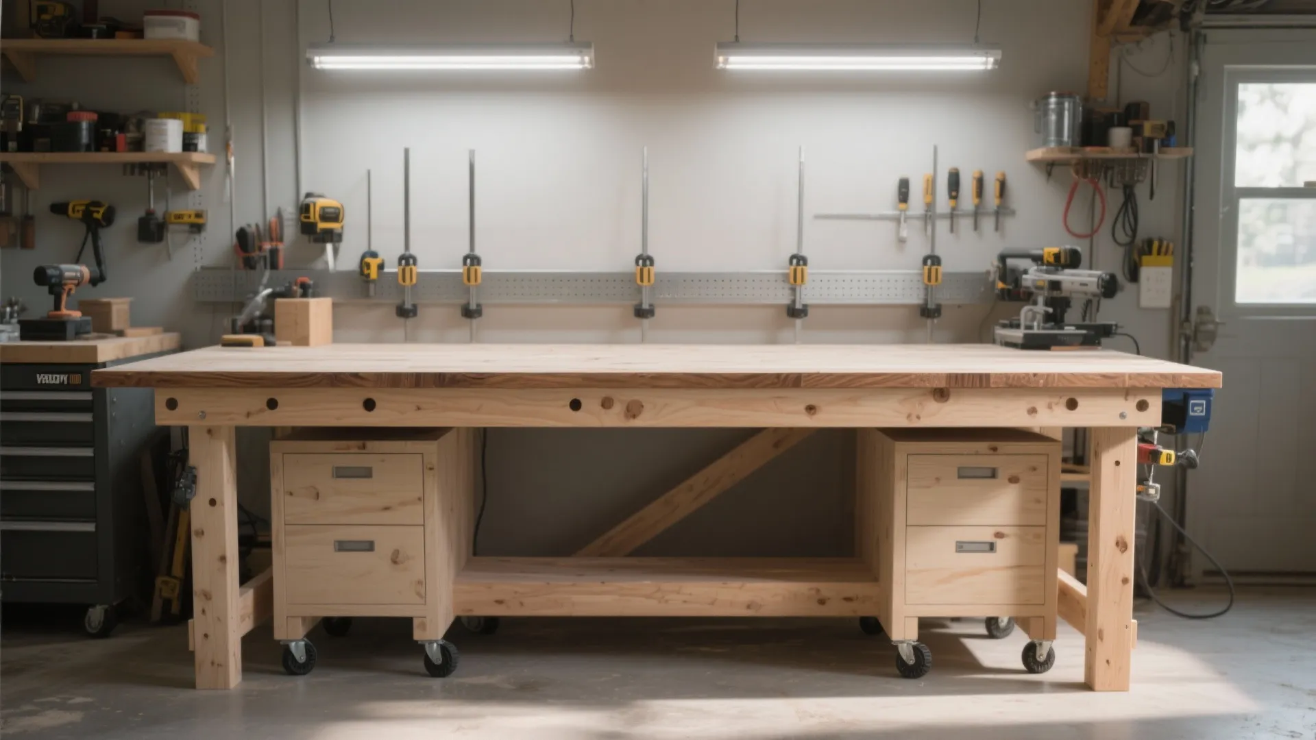 DIY Shop Table: Create Your Own Sturdy Workspace: 1 Minute to Build a Custom Shop Table for Fast Results