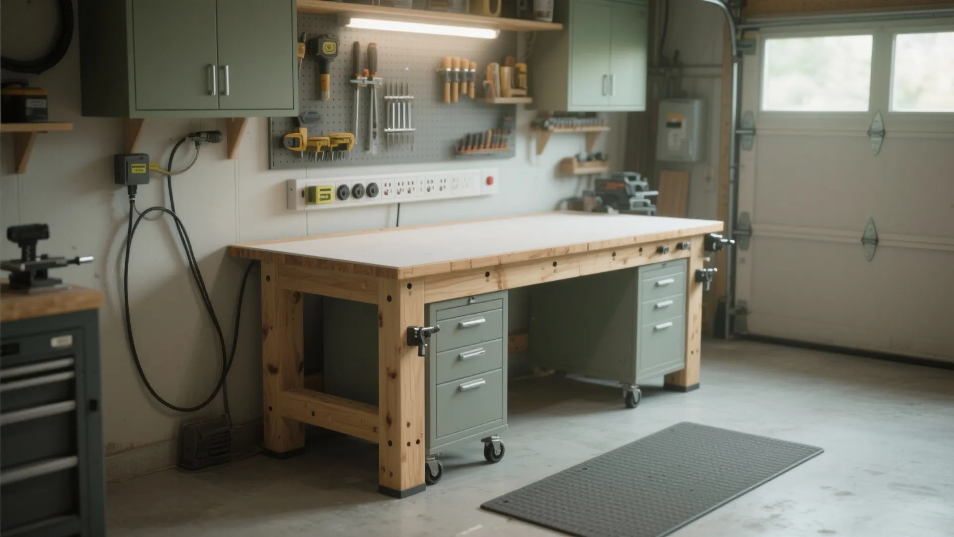 DIY Workshop Table: Build Your Own Sturdy Workbench Easily: 1 Minute to a Custom Workshop Table: The Fast-Track Guide for Makers