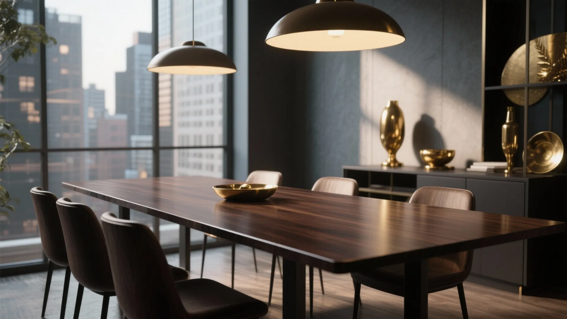 2. Deep espresso elegance