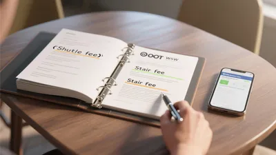 Home Office Desk Setup with Organized Workflow