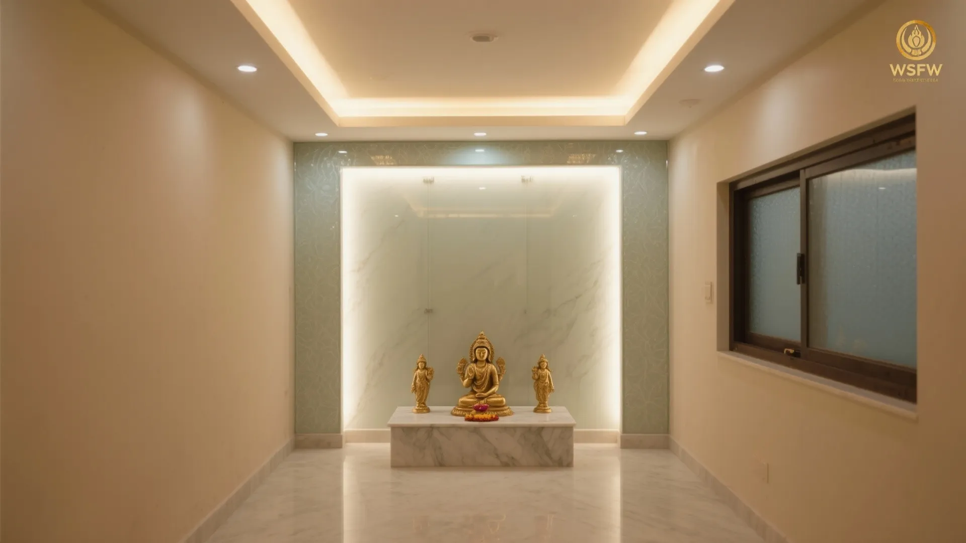 Soft Mirrors or Etched Glass to Amplify Light (Use Sparingly)