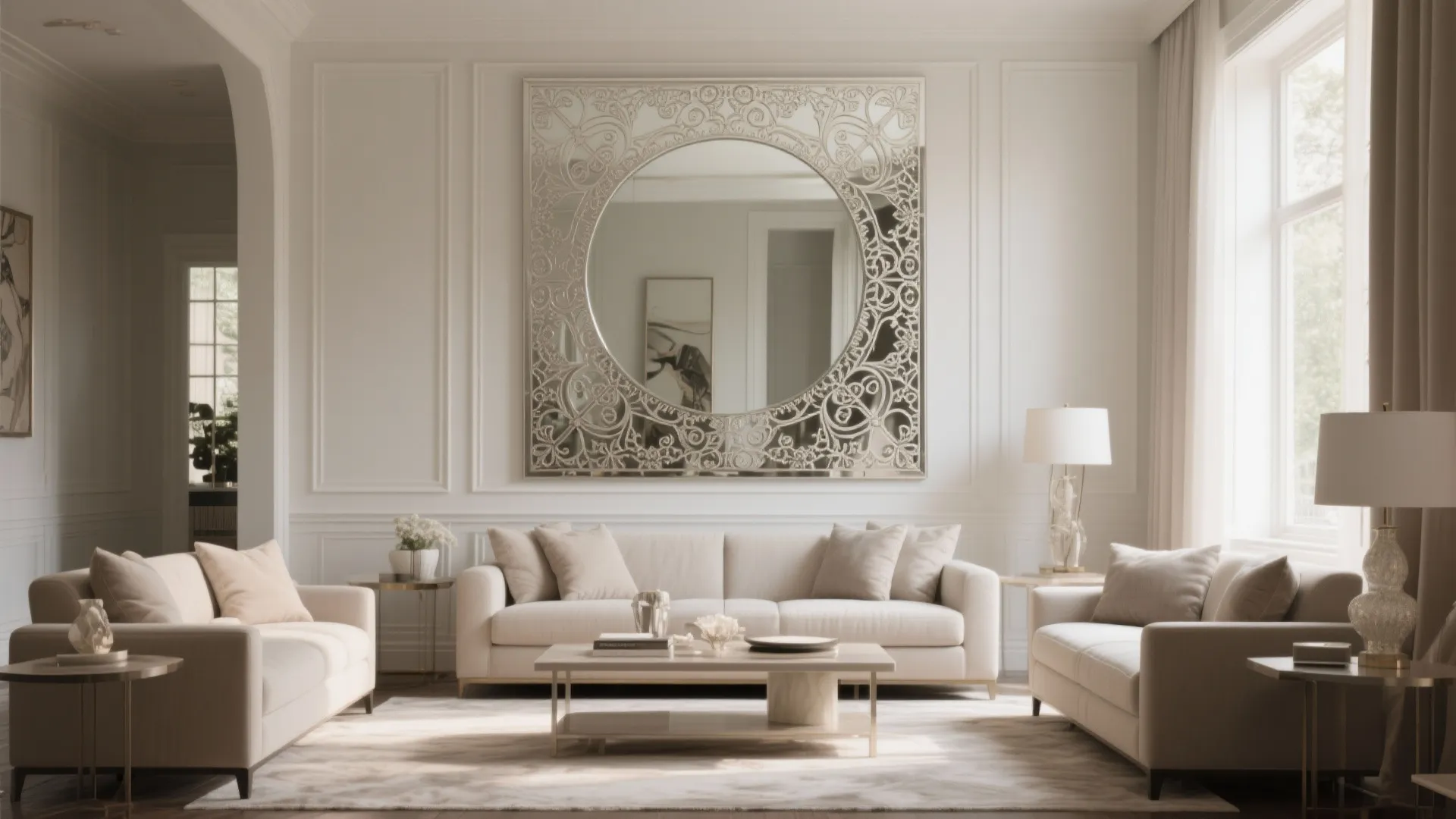 10. Artistic Etched Mirrors