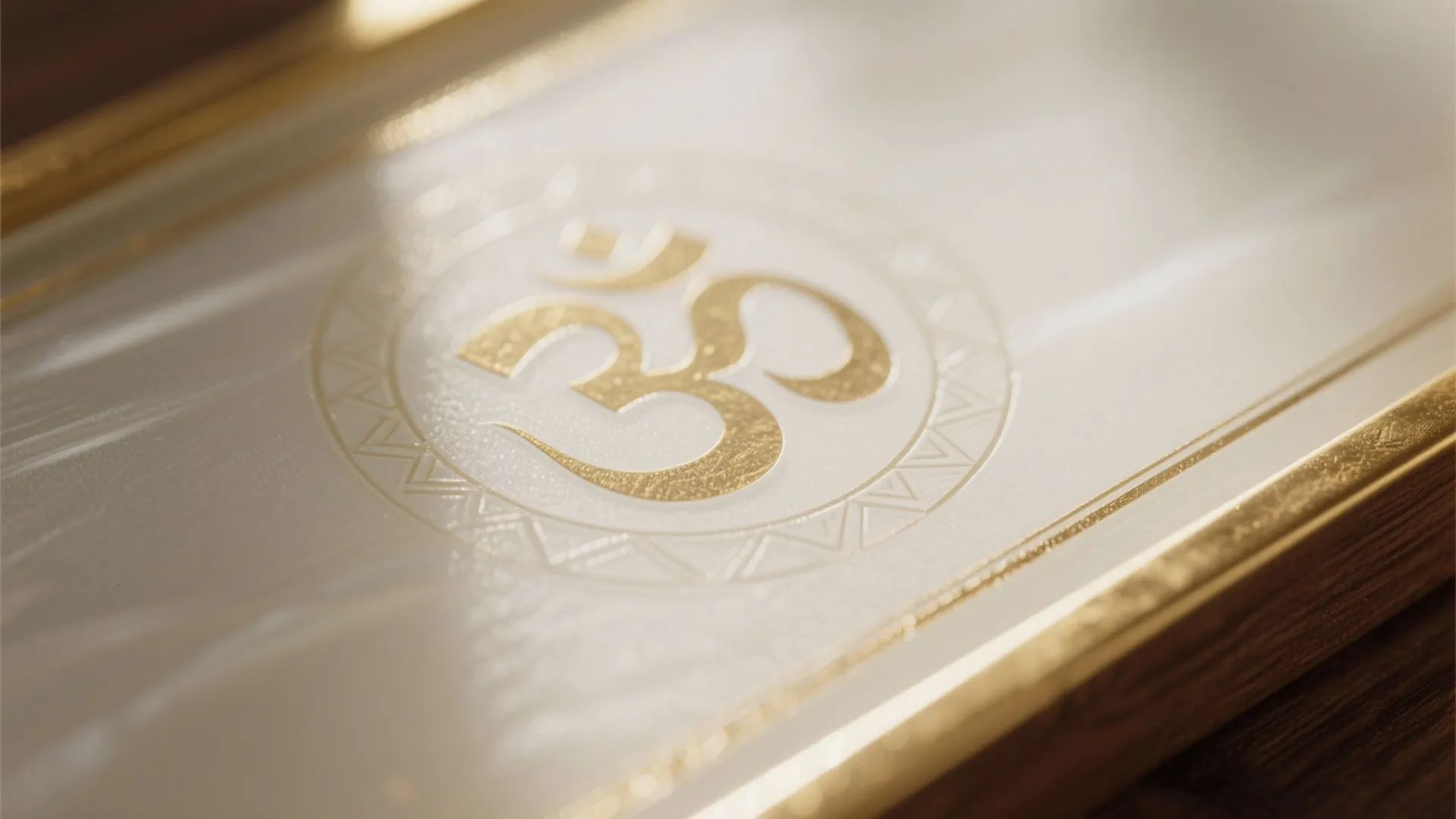 Etched Glass with Brass Accents