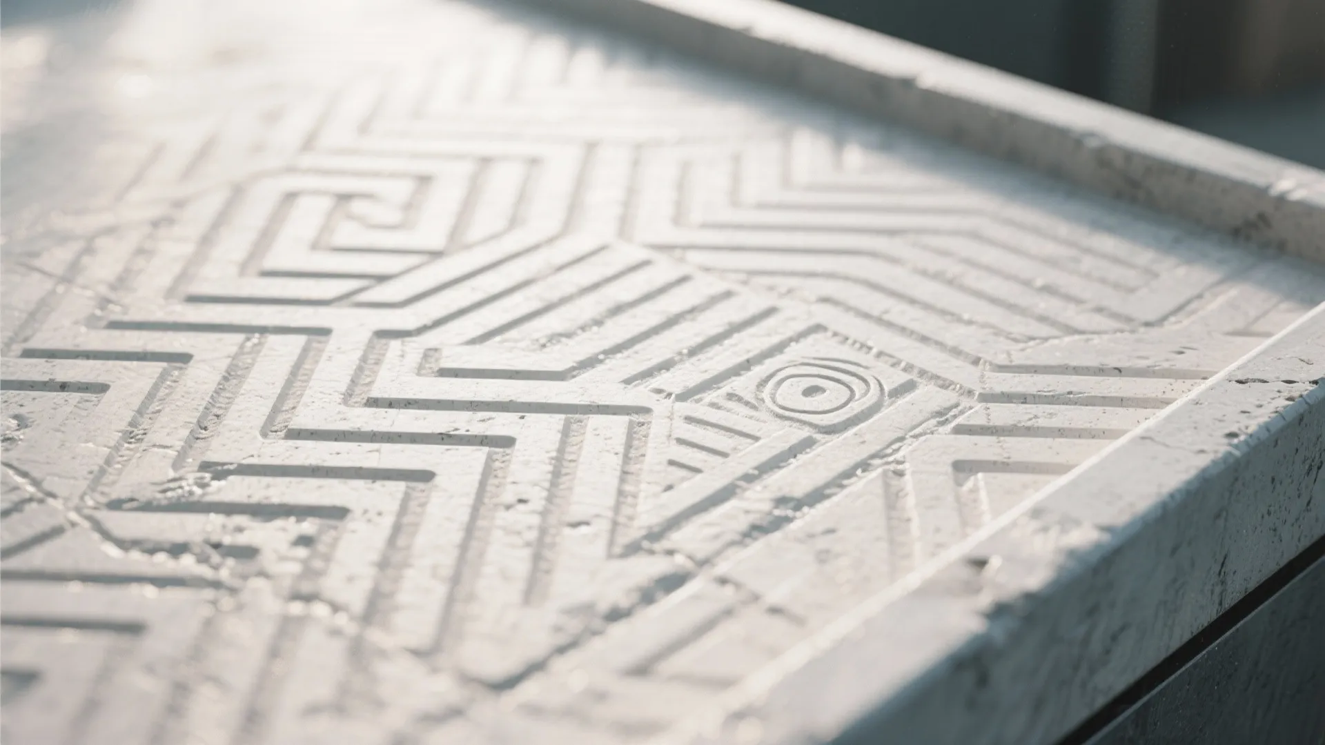 8. Stenciled or Etched Patterns