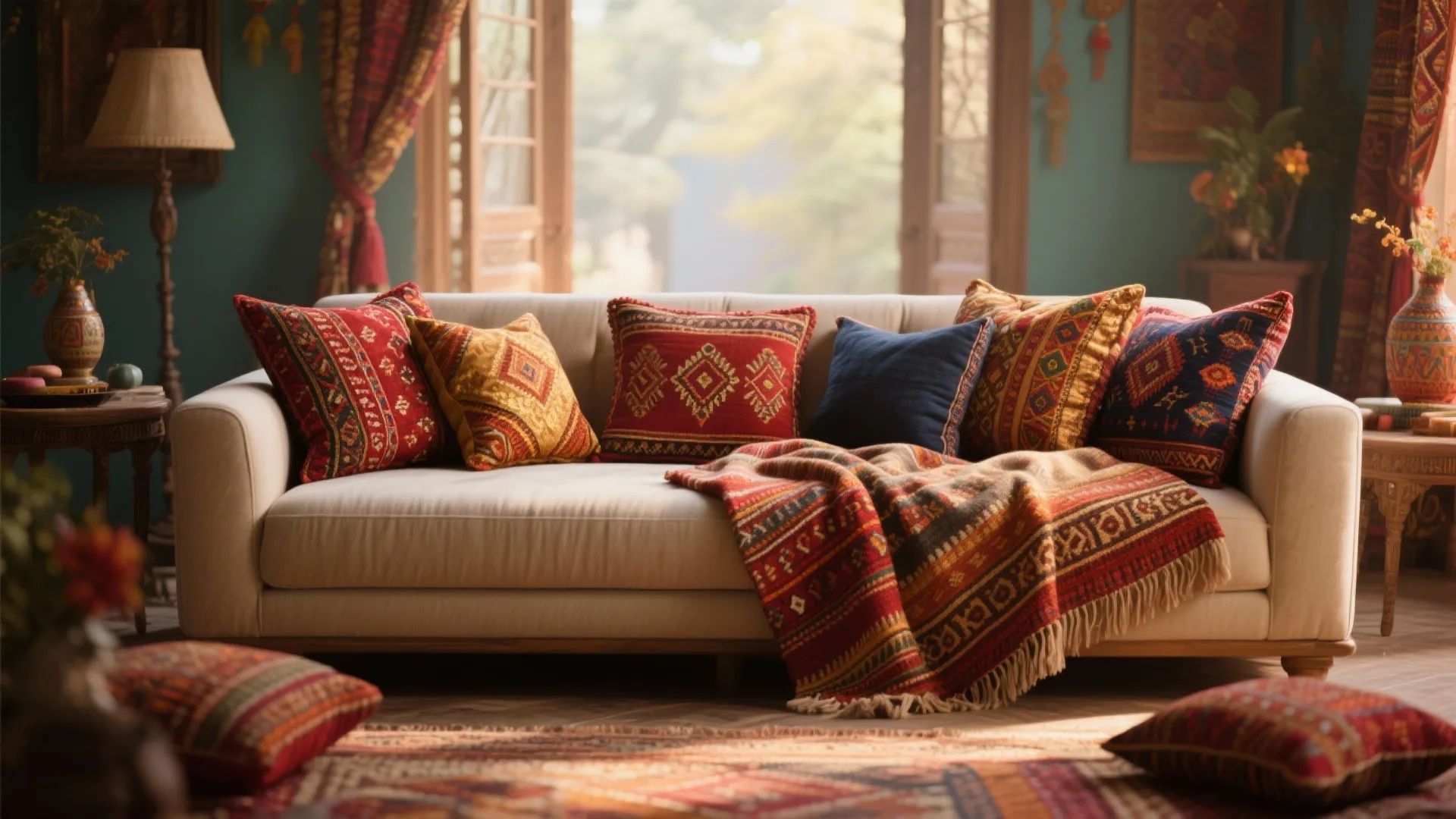 Ethnic Textile Layering