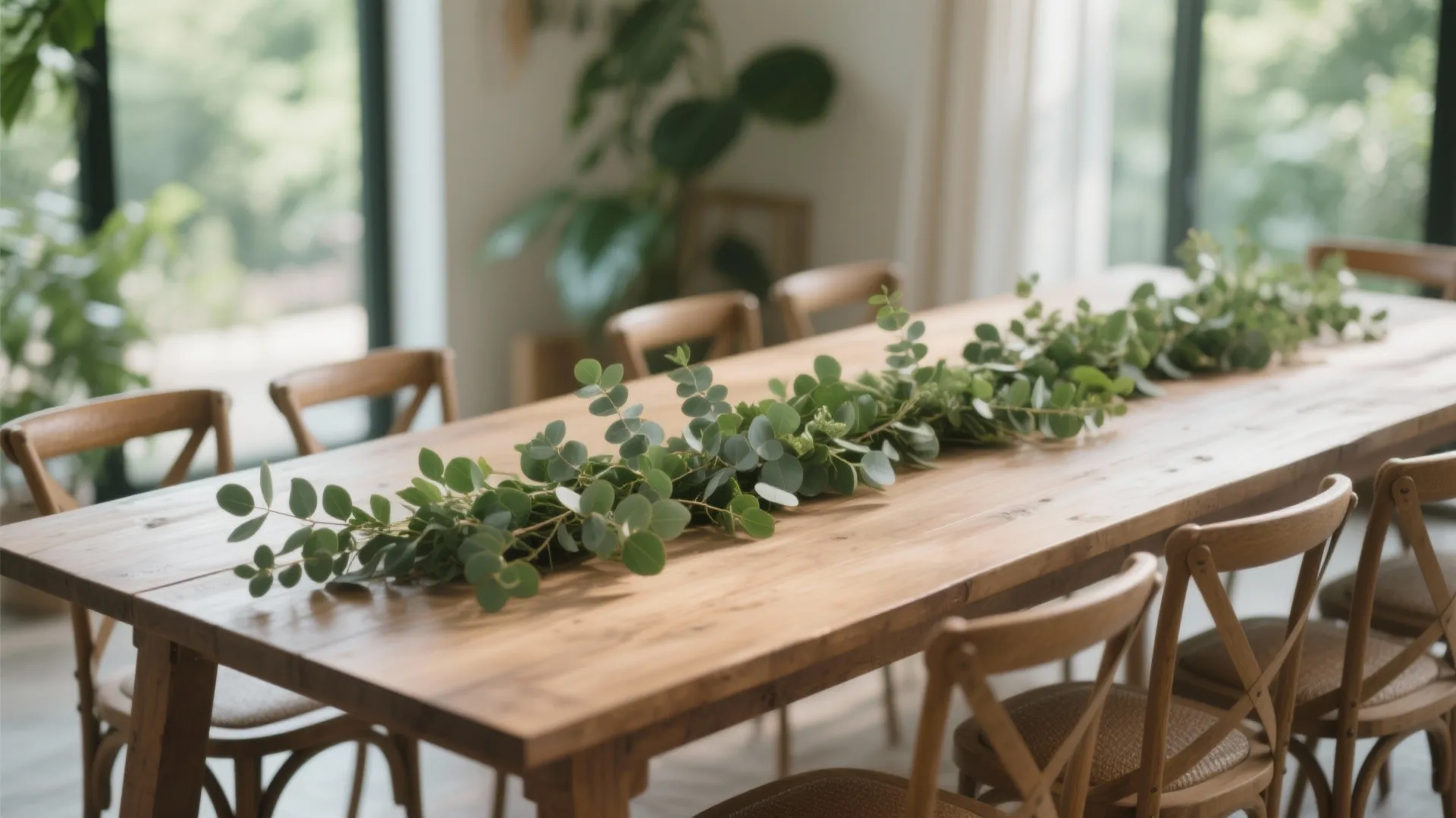 3. Low Greenery Garland