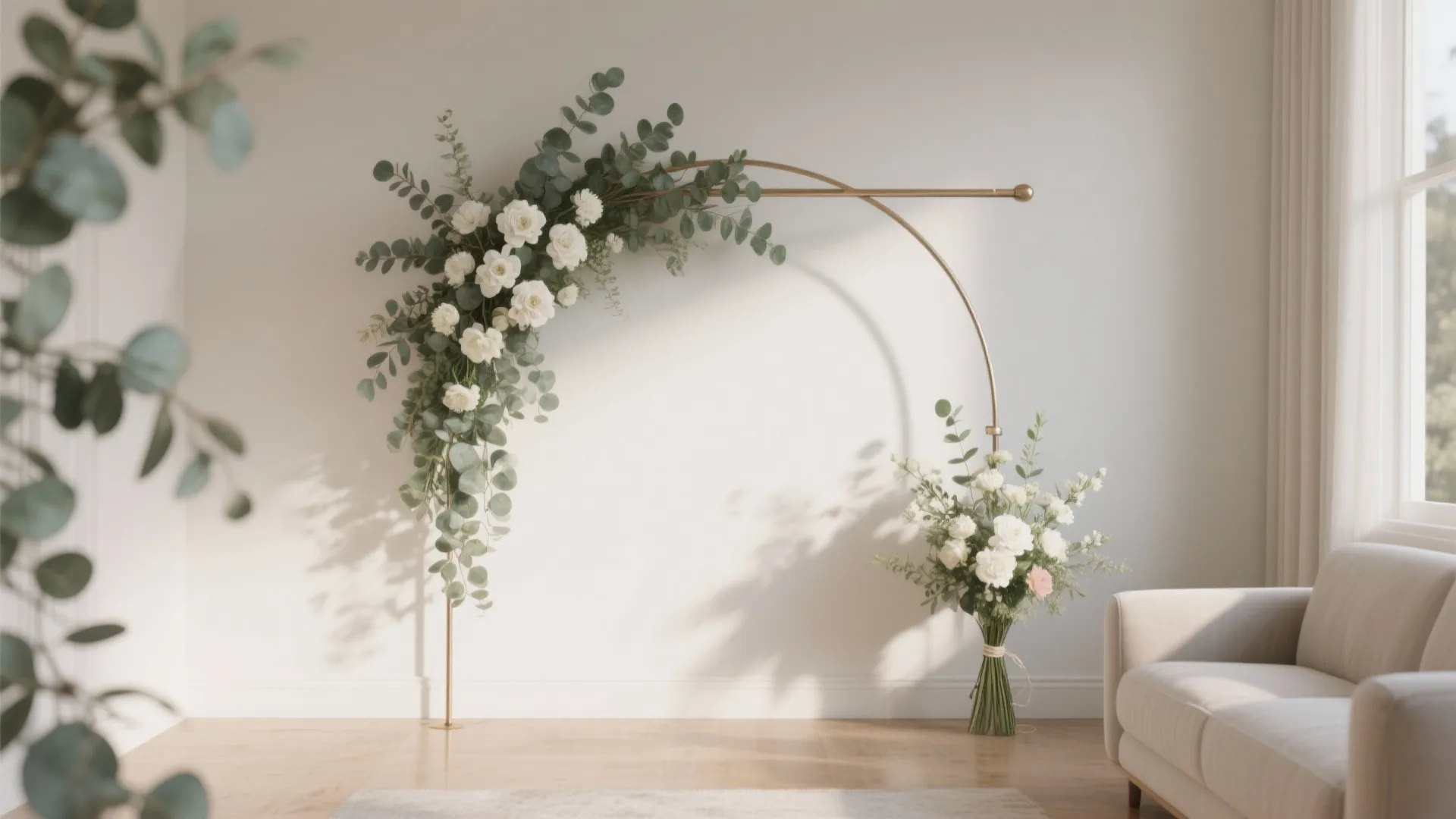 Greenery Arches & Simple Florals