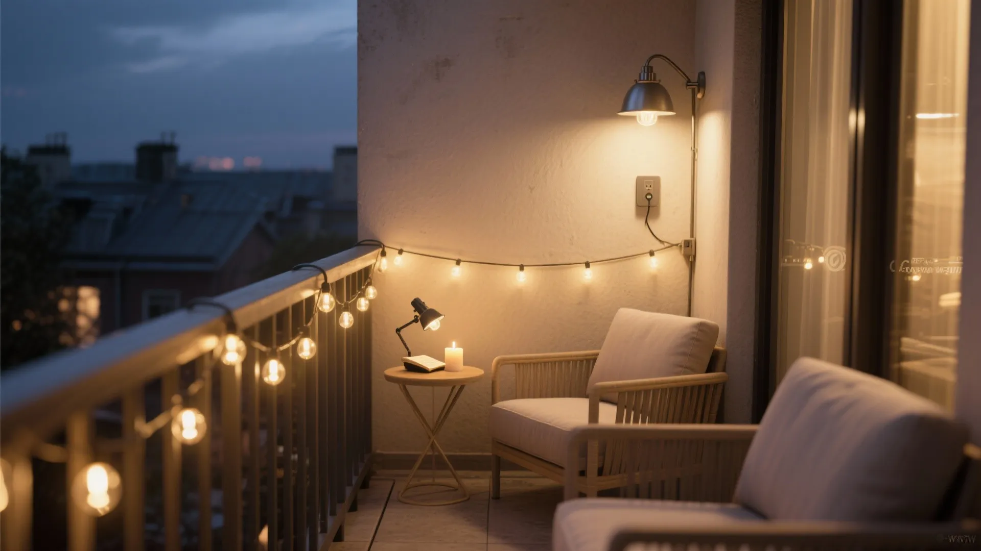 Lighting layers for evening ambience