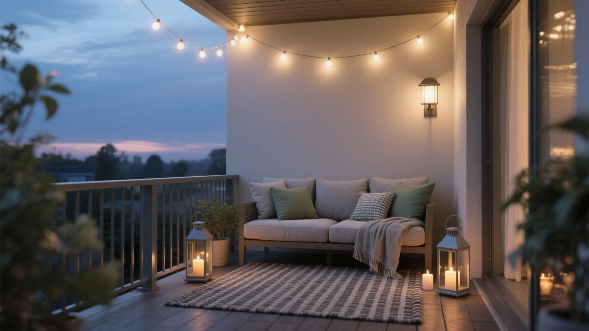 Layered Lighting and All-Weather Textiles