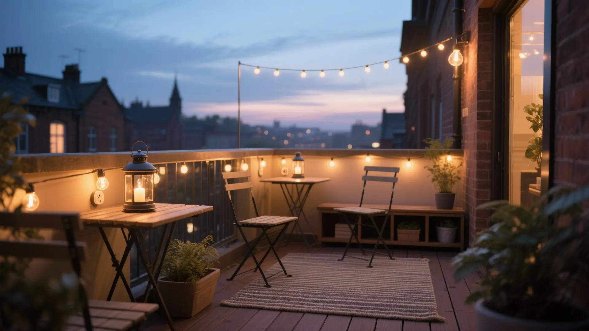 Lighting and micro-zones for evening comfort