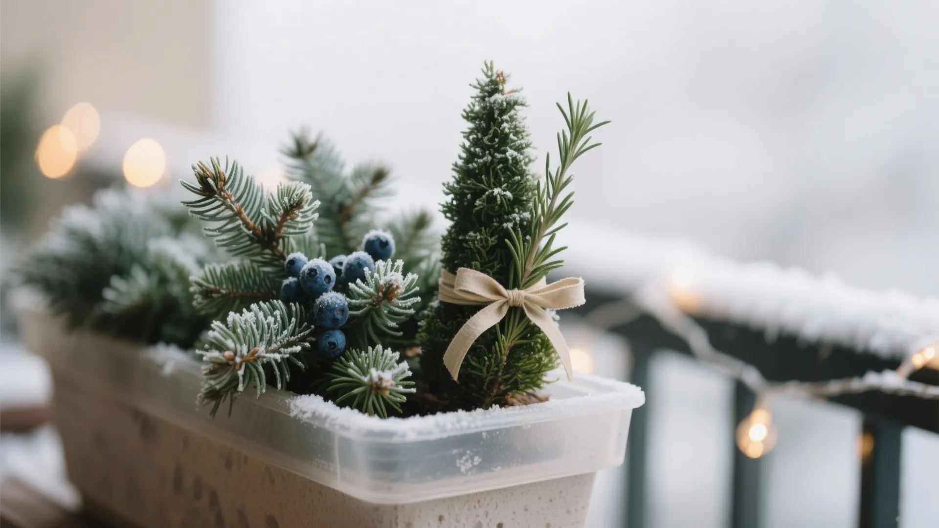Evergreen plants and mini trees that survive winter
