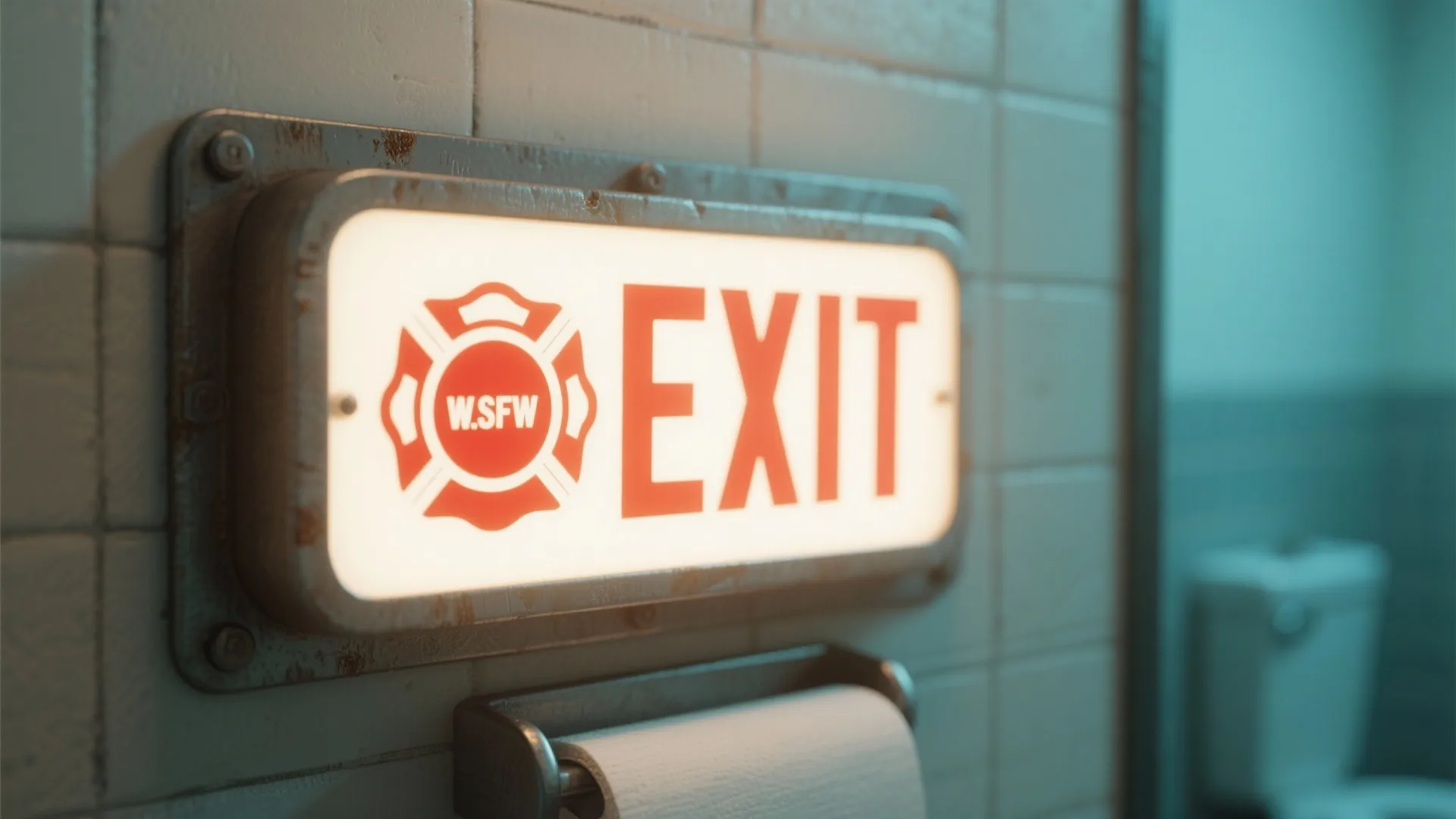 10. Emergency Exit Sign Nightlight