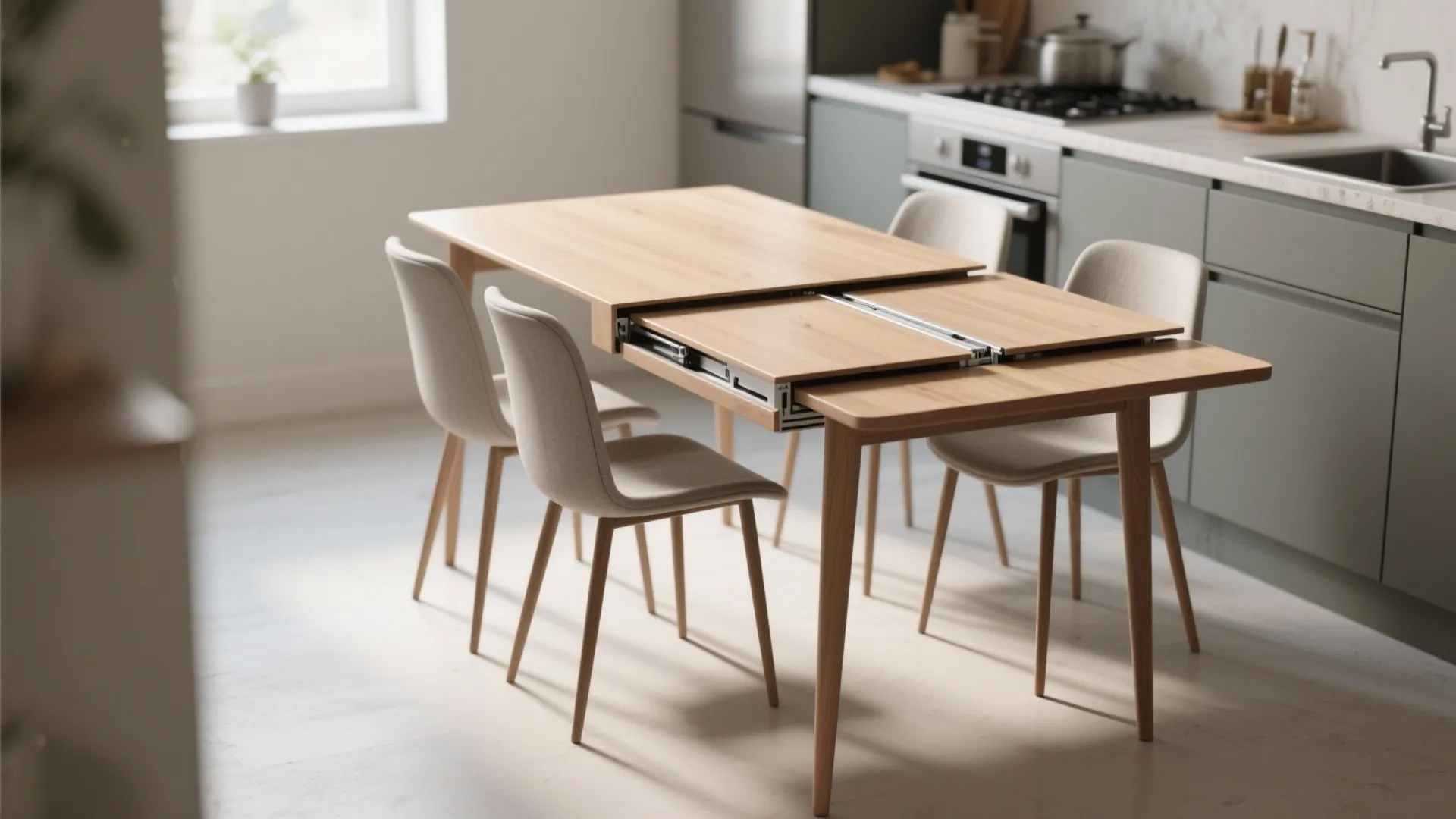 3. Drop-leaf or expandable table