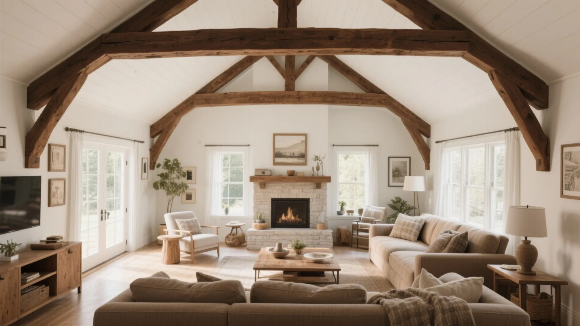 3. Exposed Beams for Character