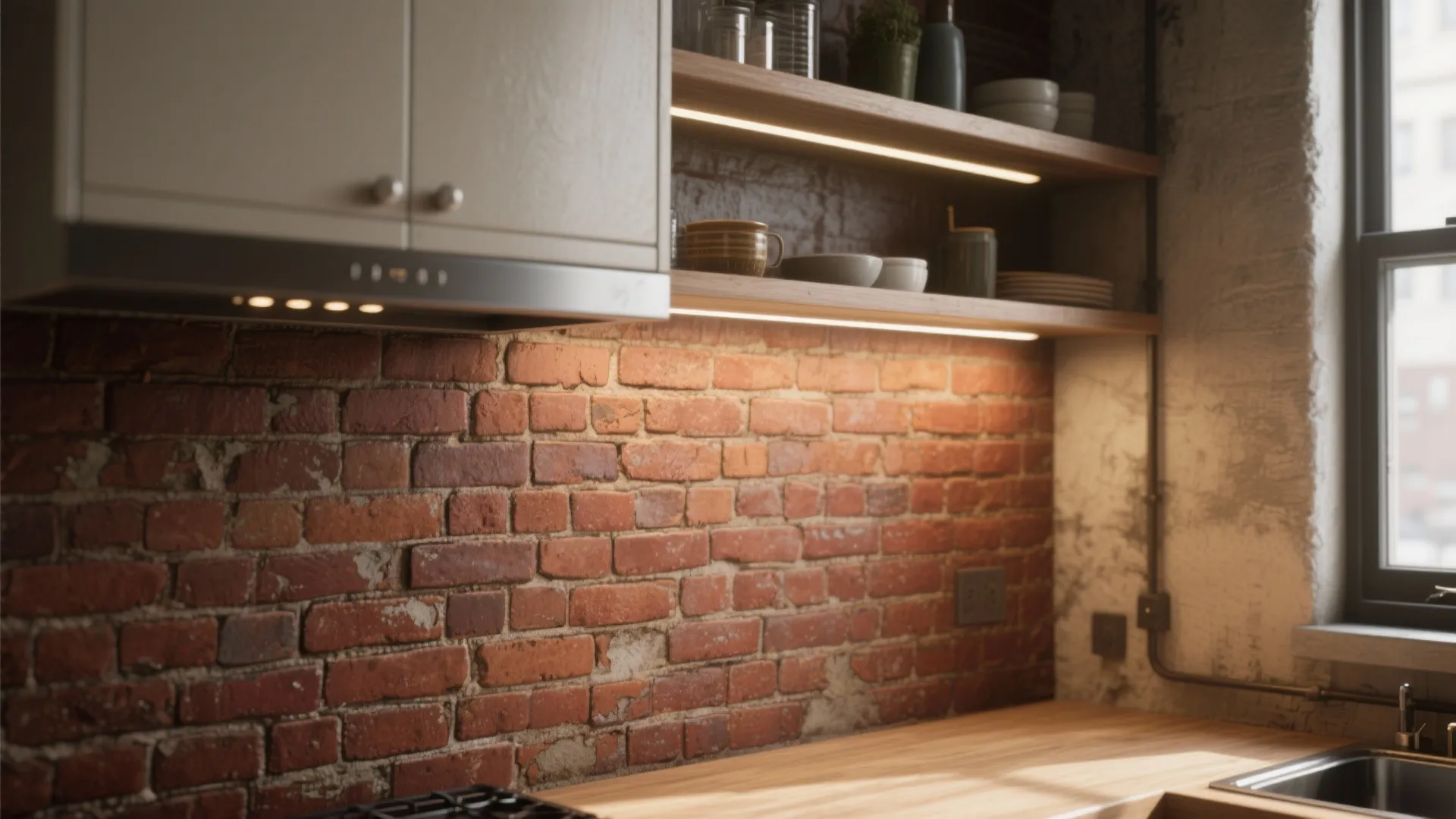 10 Brick Kitchen Backsplash Ideas to Transform Small Kitchens