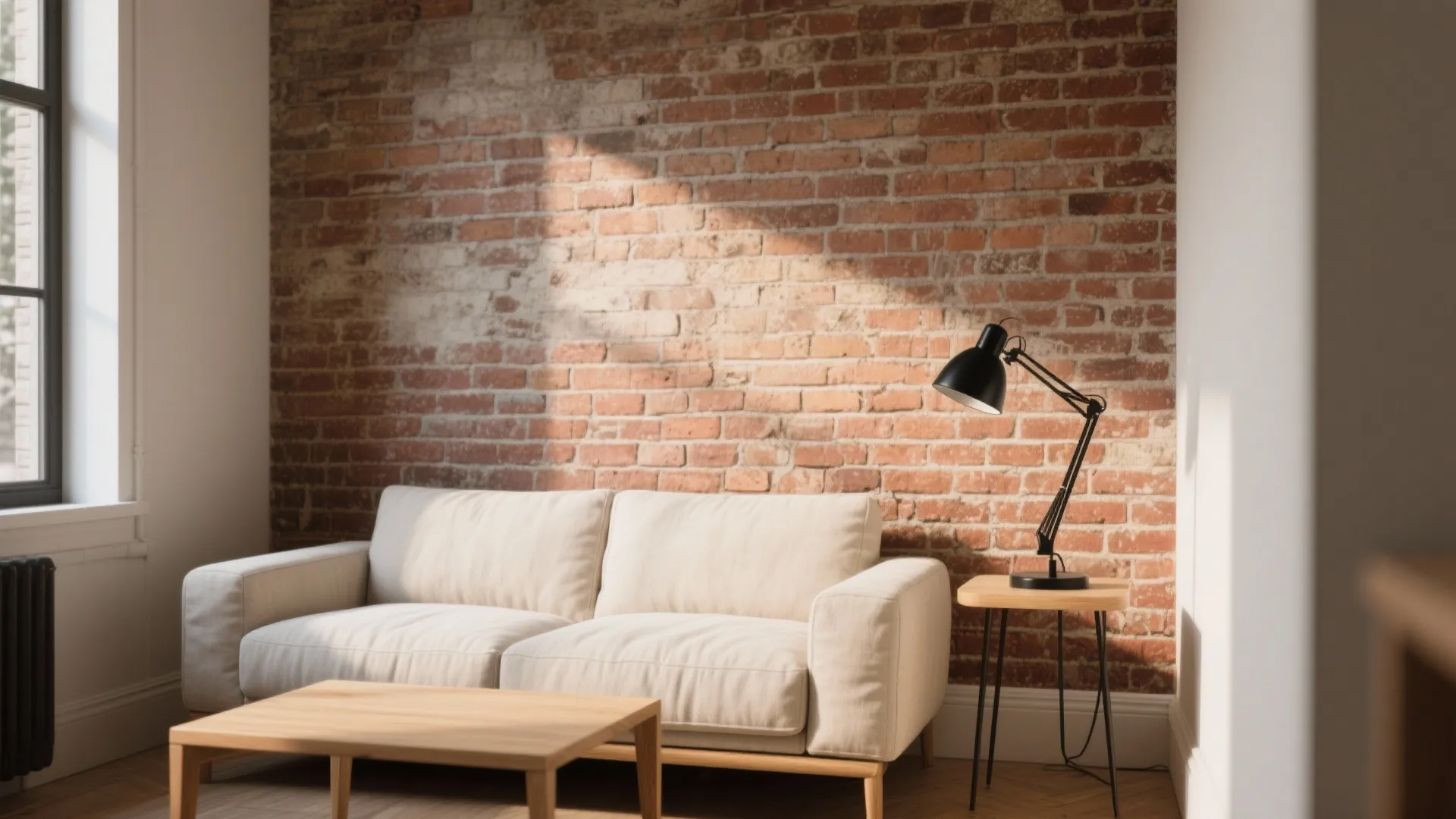 Exposed Brick Accent Wall