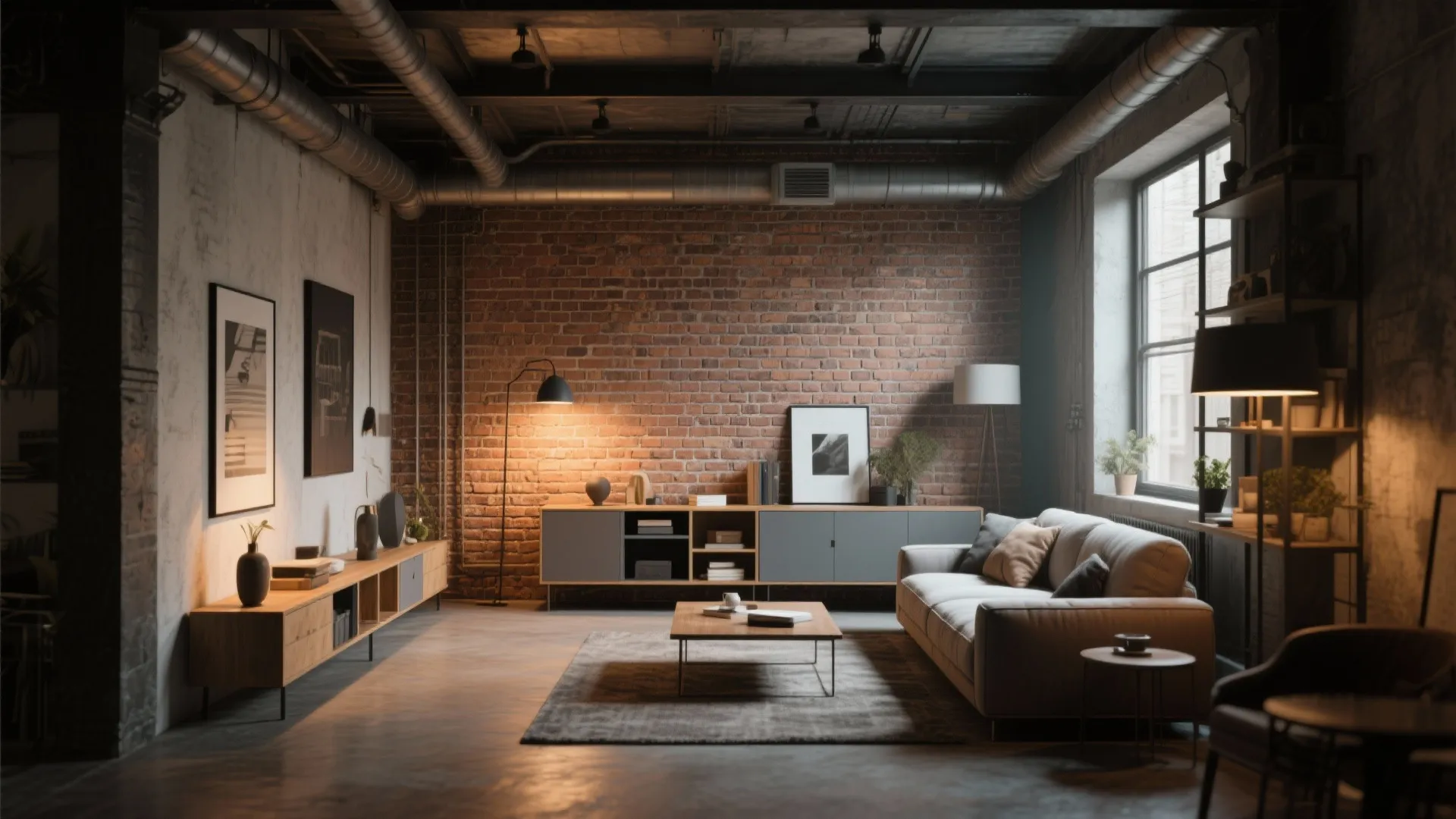Exposed Brick Warmth