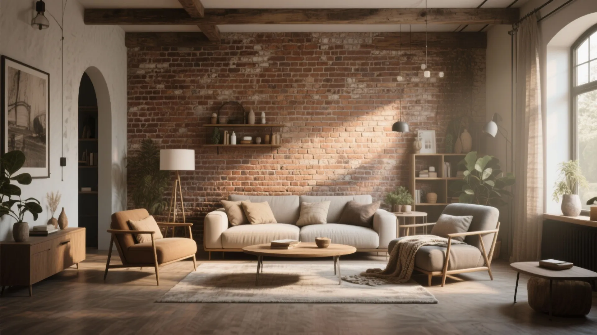 10 Exposed Brick Wall Living Room Ideas: Creative & Cozy Living Room Designs with Exposed Brick Walls