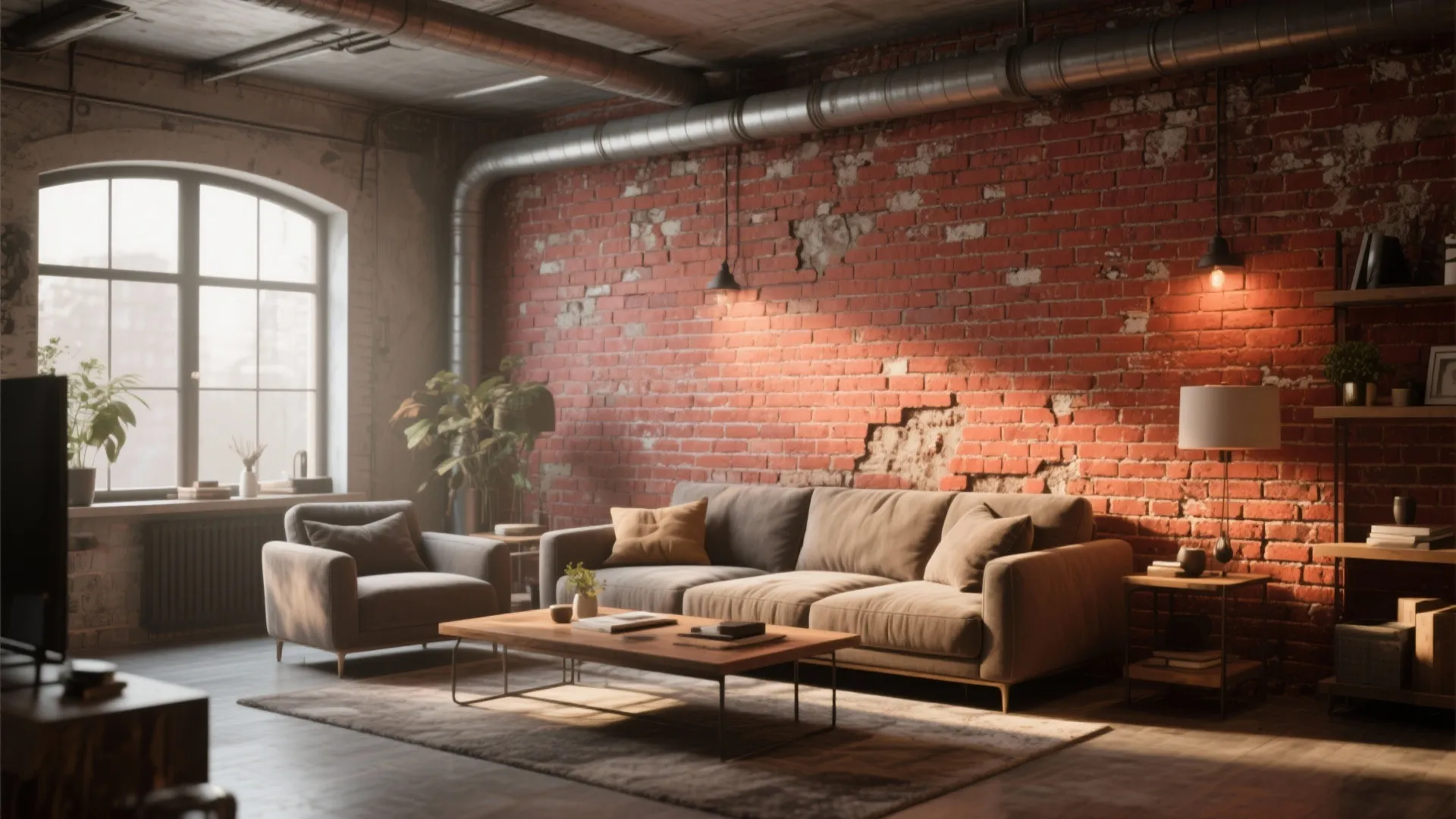 8. Exposed Brick or Faux Brick