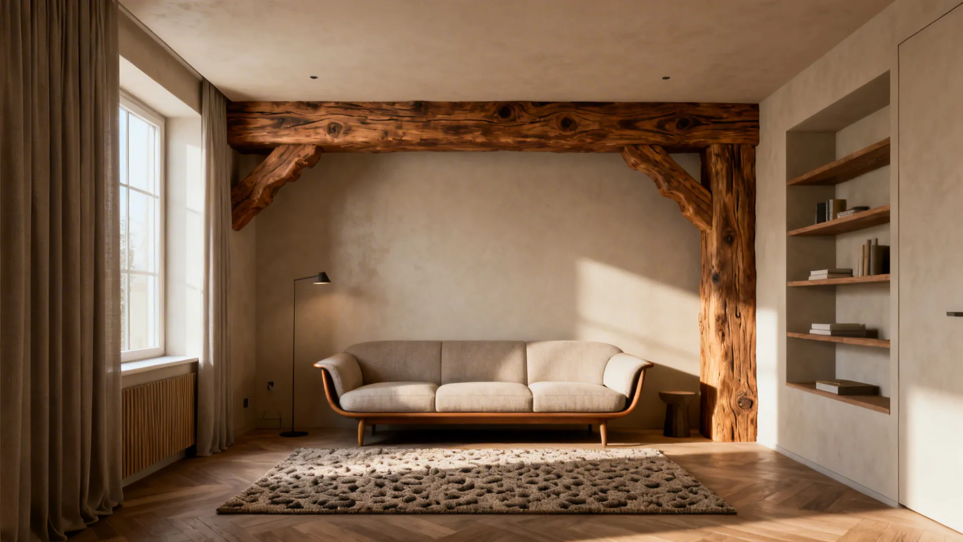 5 Ceiling Beam Ideas for Small Living Rooms